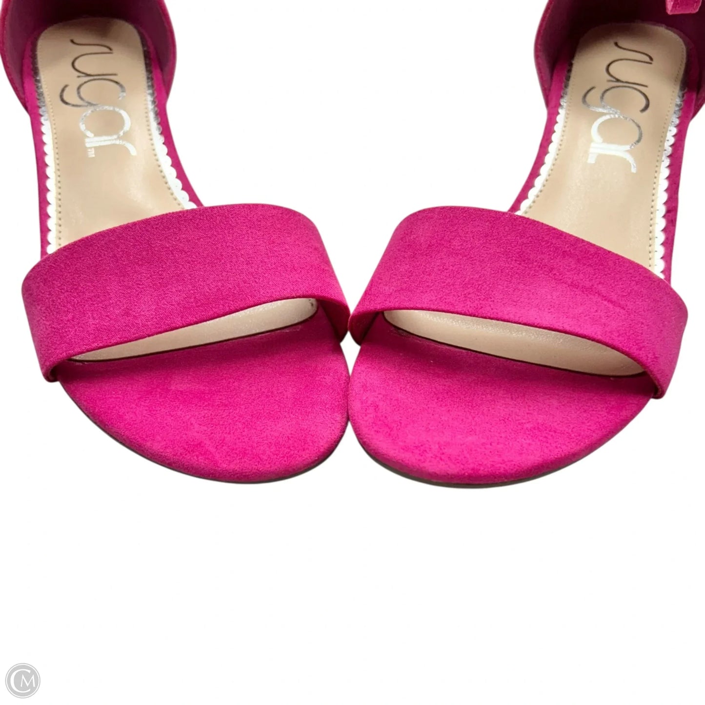Sandals Heels Block By Sugar In Pink, Size: 12