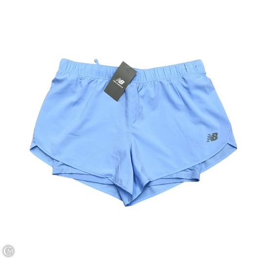 Athletic Shorts By New Balance In Blue, Size: L