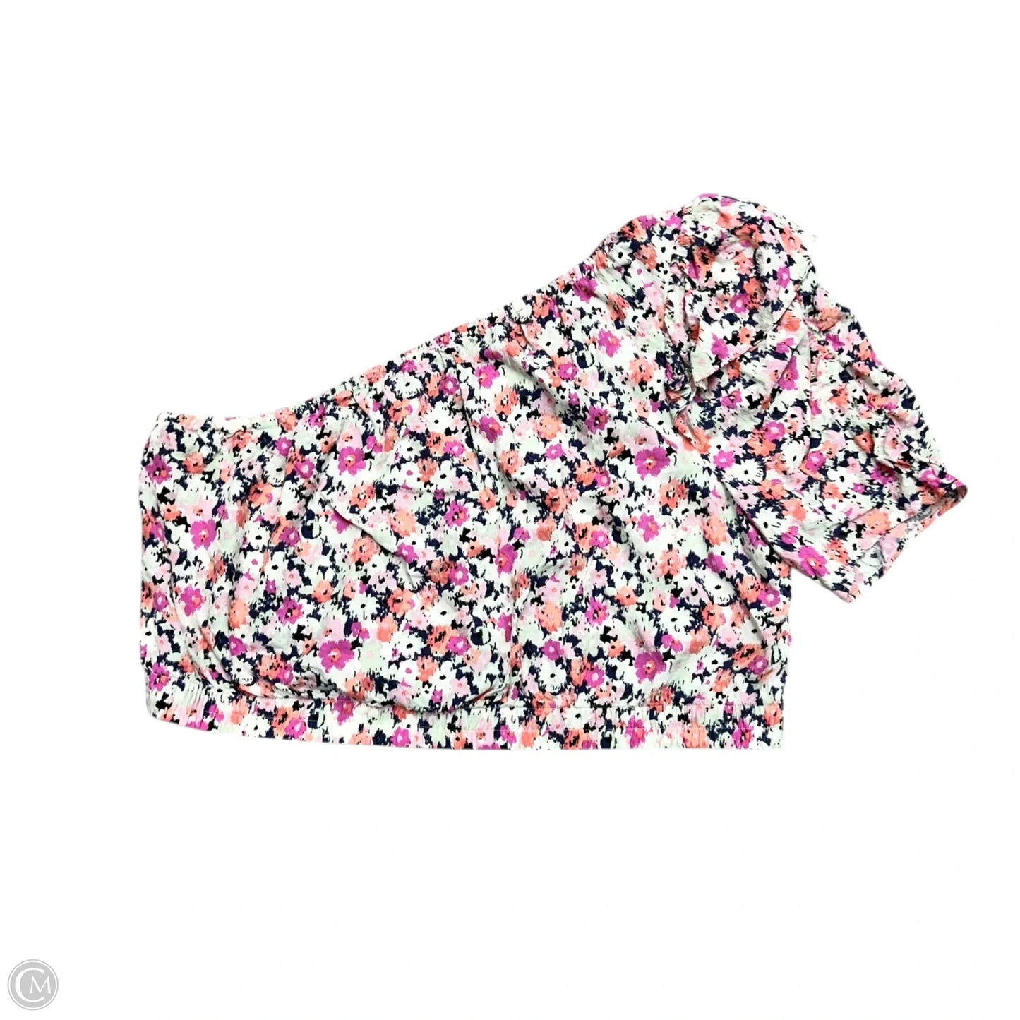 Top Sleeveless By Universal Thread In Pink & White, Size: 2x