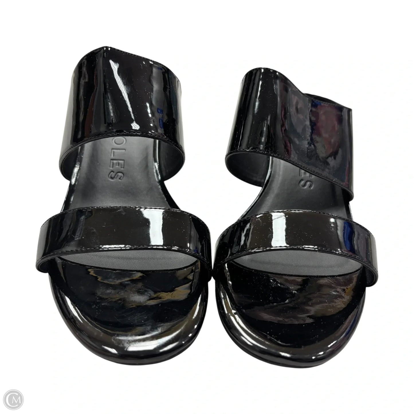 Sandals Heels Wedge By Aerosoles In Black, Size: 12