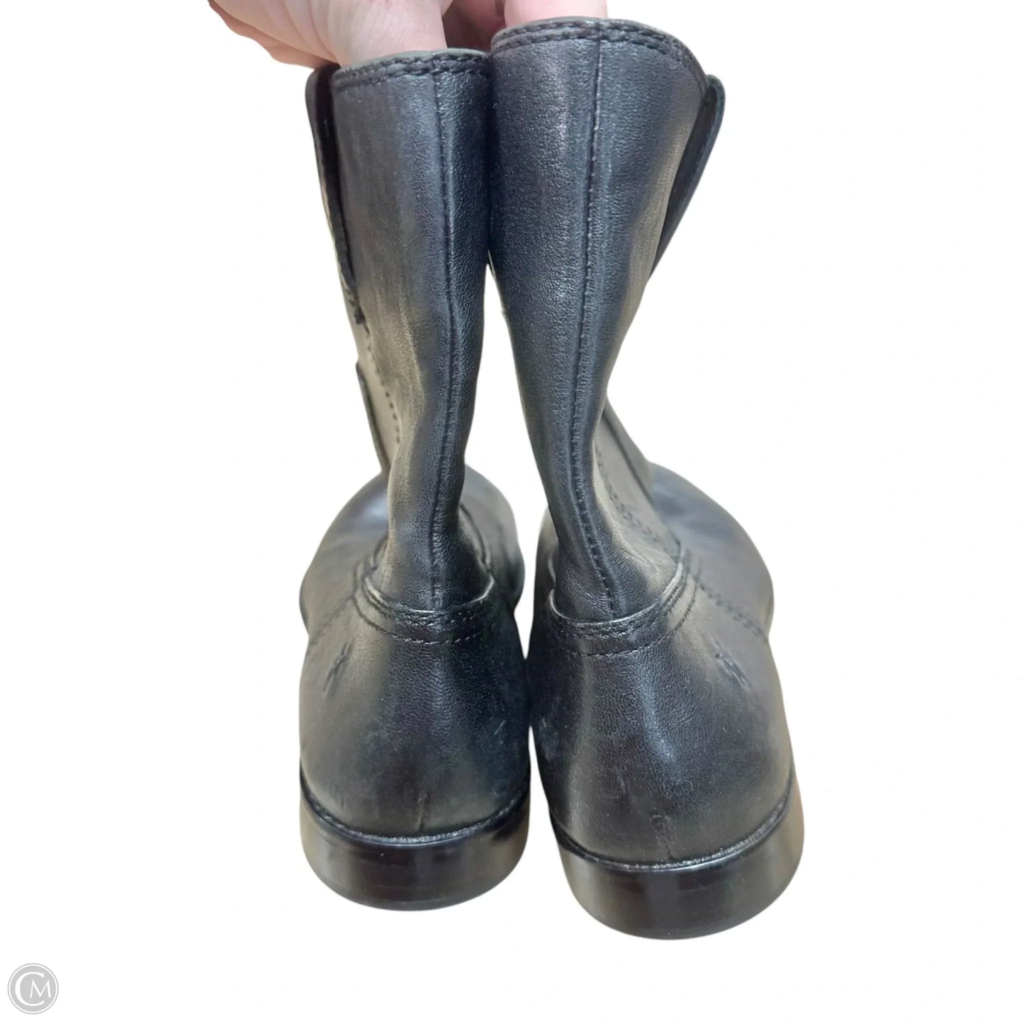 Boots Designer By Frye In Black, Size: 8