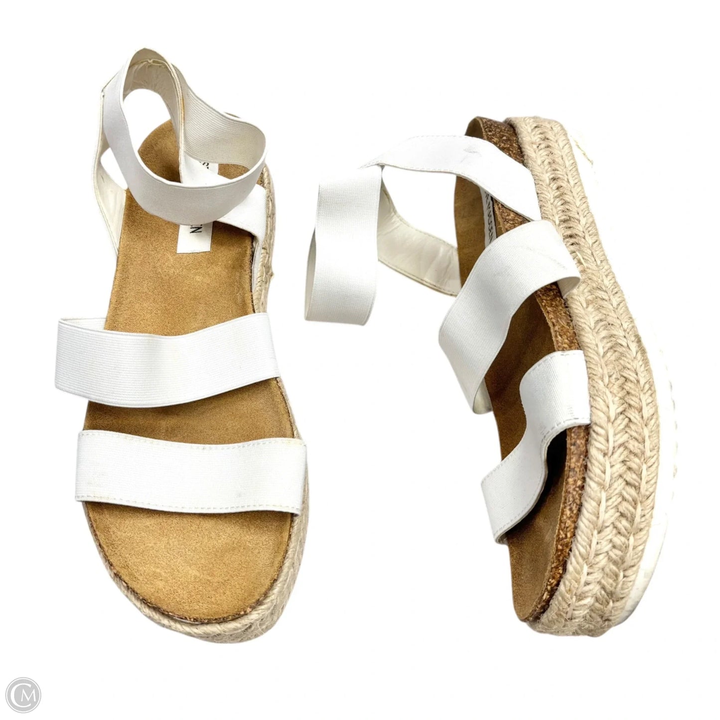 Sandals Flats By Steve Madden In White, Size: 9