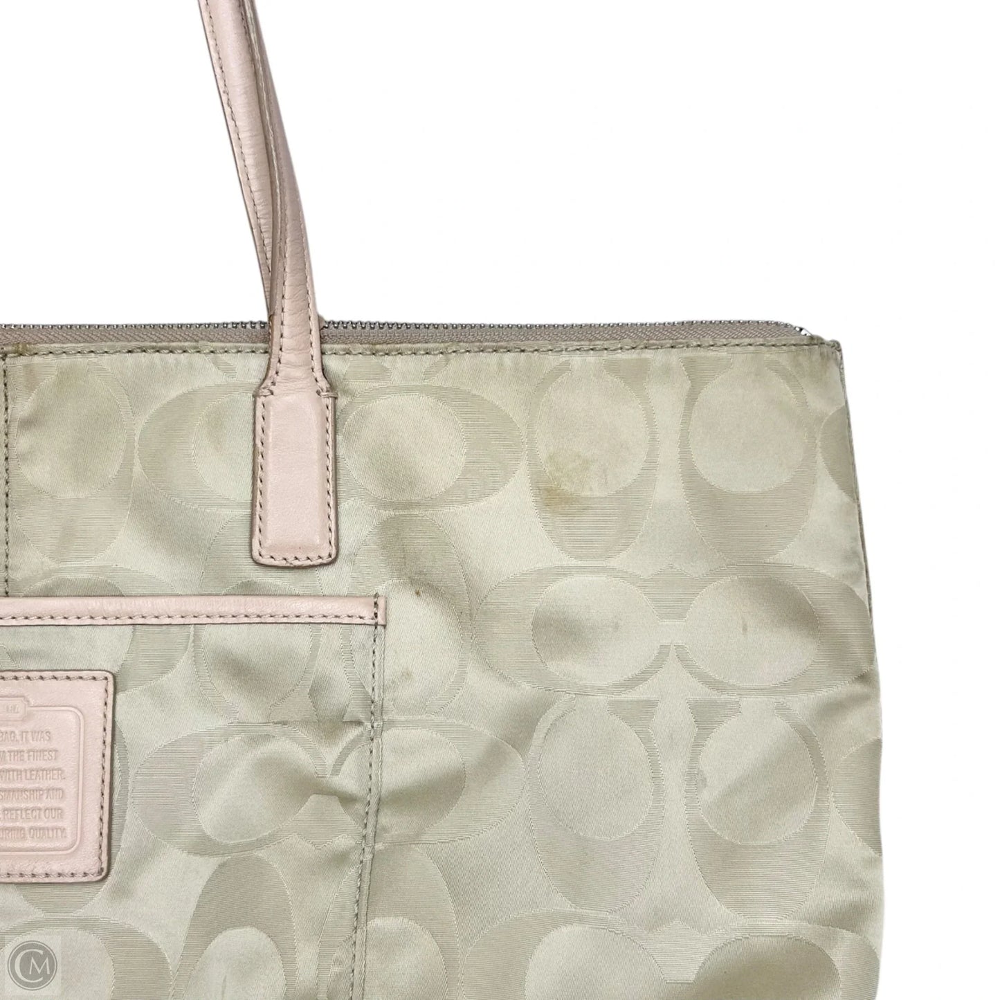 Tote Designer By Coach, Size: Large