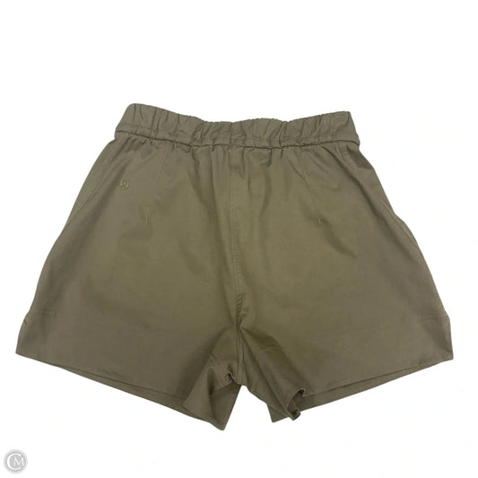 Athletic Shorts By Lululemon In Green, Size: S
