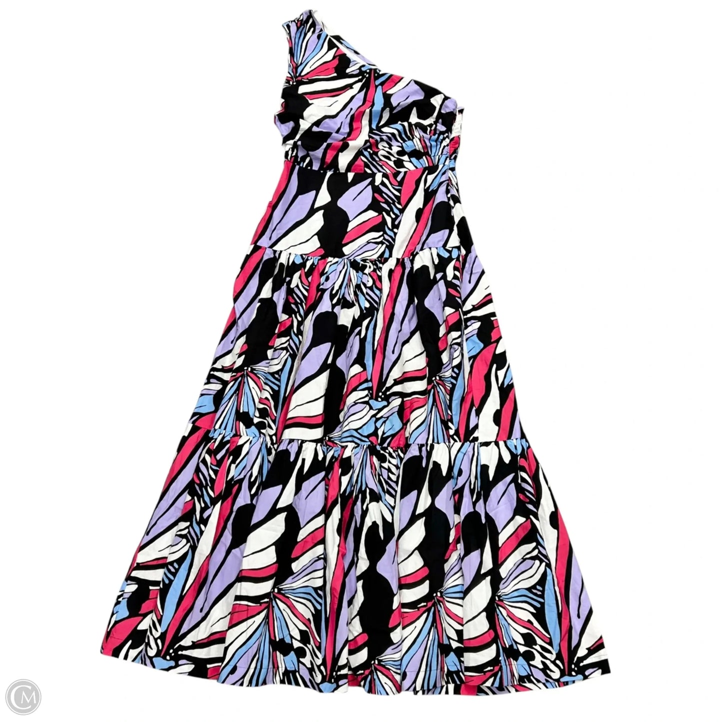 Dress Casual Maxi By Maeve In Blue & Pink, Size: M