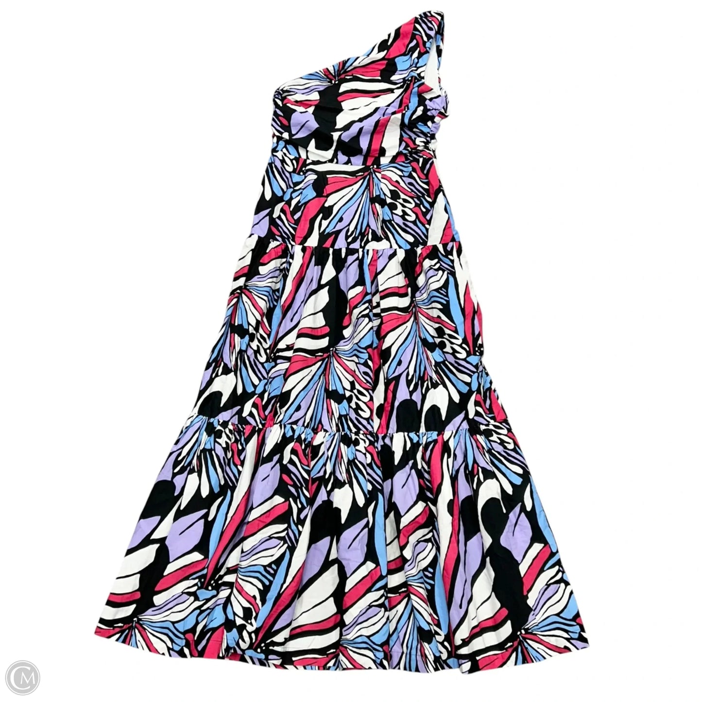 Dress Casual Maxi By Maeve In Blue & Pink, Size: M