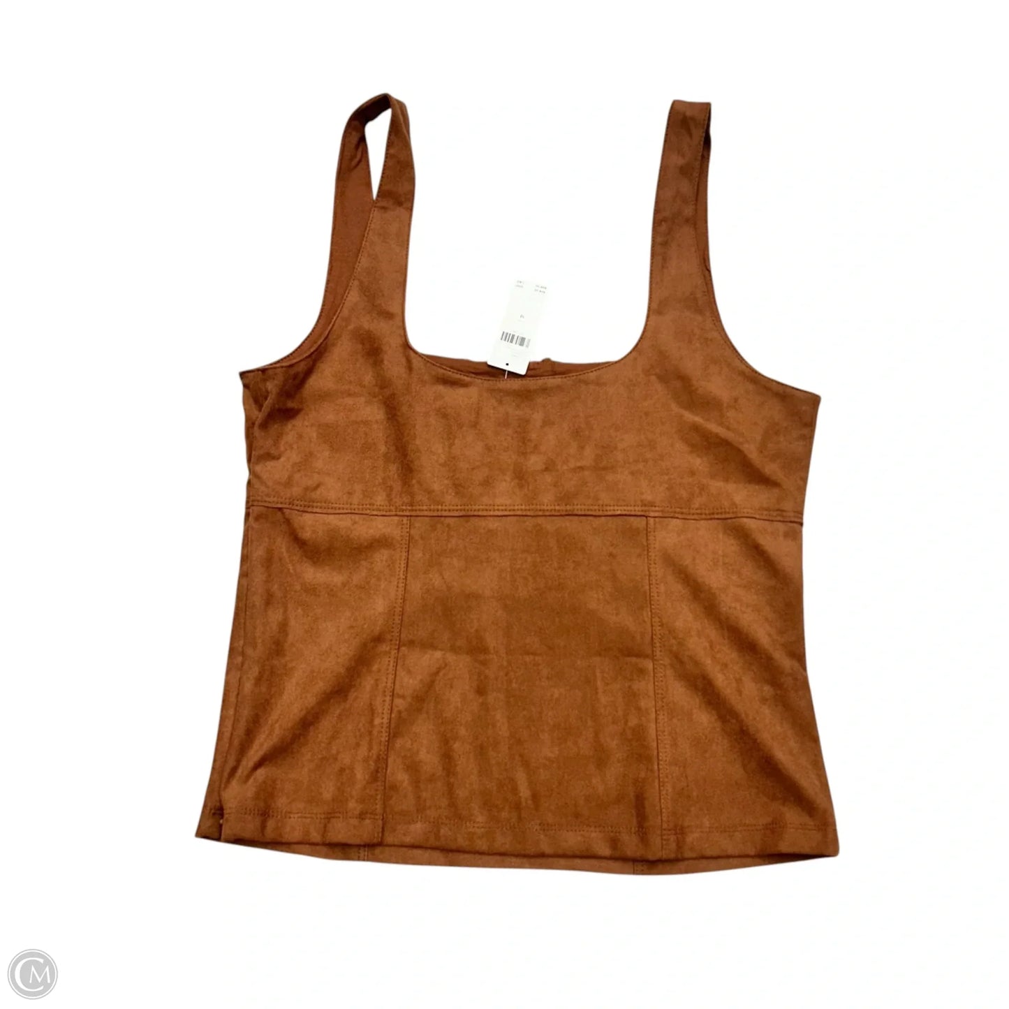 Top Sleeveless By Pilcro In Brown, Size: M