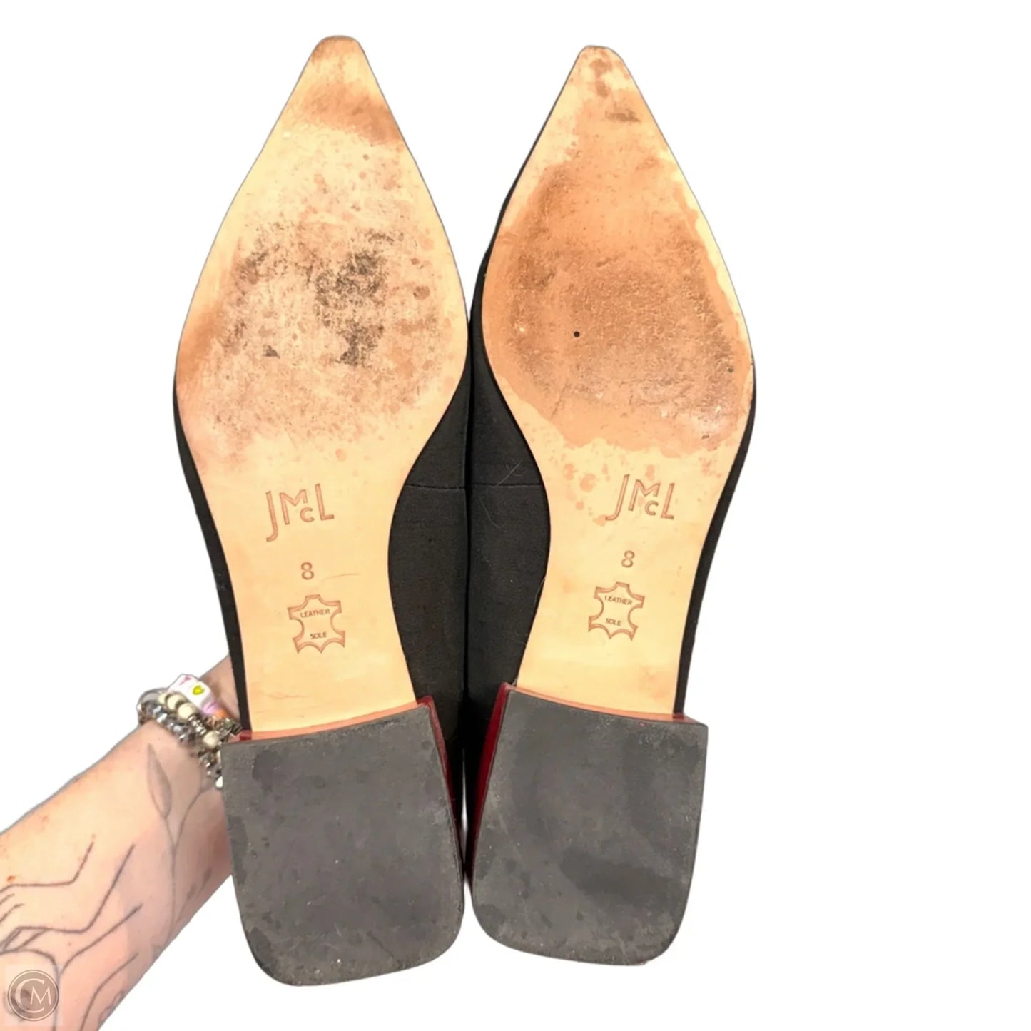 Shoes Heels Block By J Mclaughlin In Black & Red, Size: 8