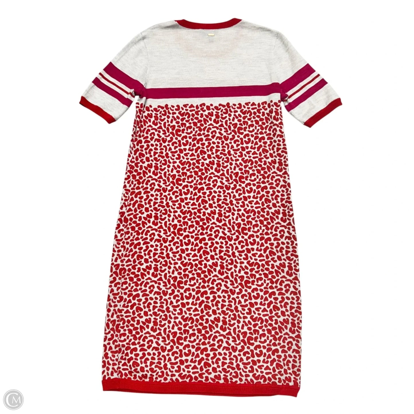 Dress Designer By Escada In Pink & Red, Size: M