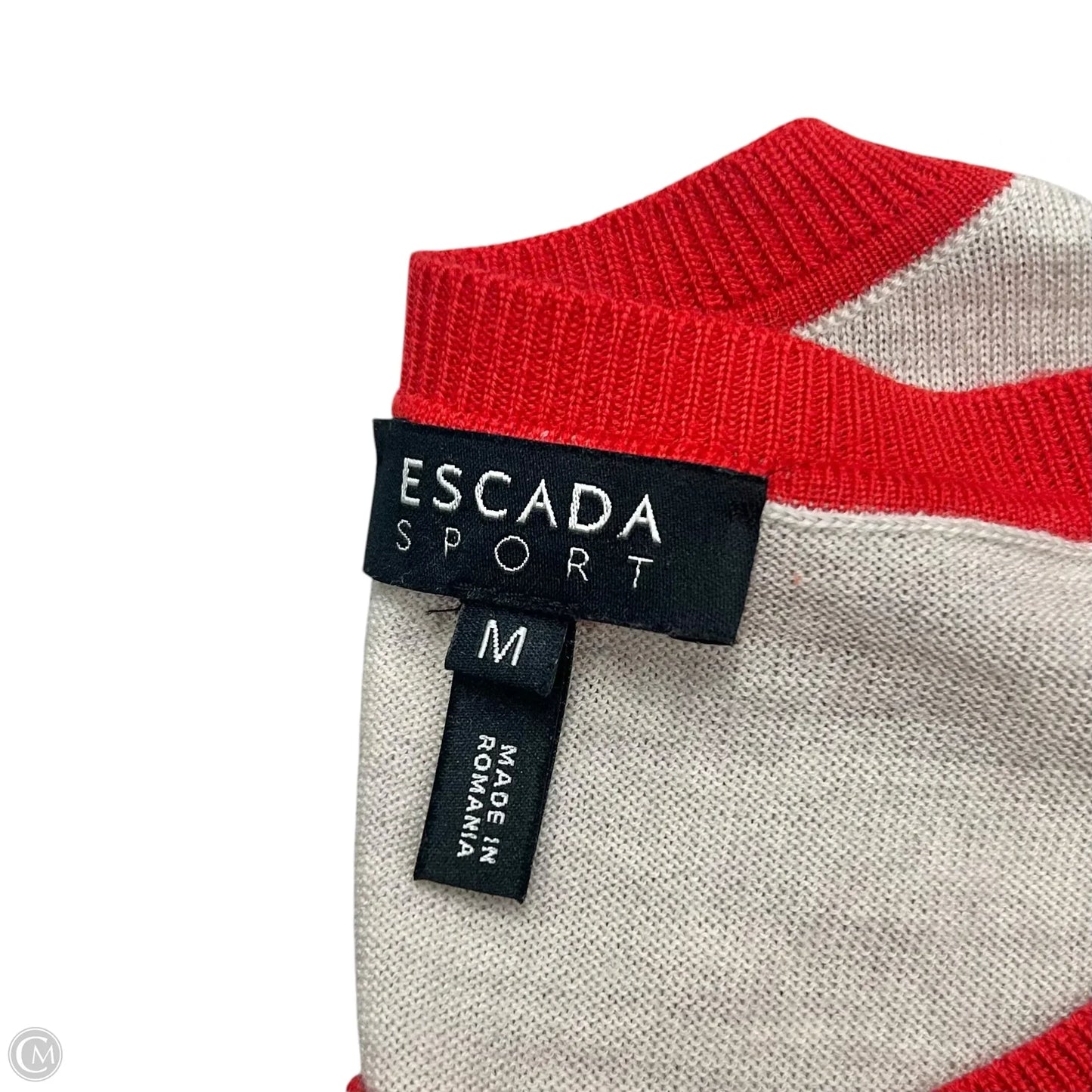 Dress Designer By Escada In Pink & Red, Size: M