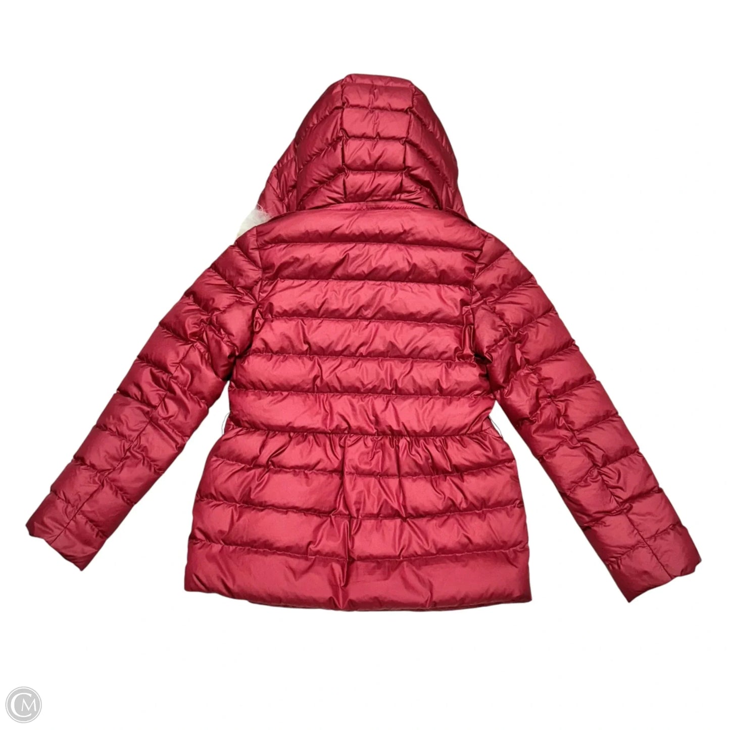 Coat Luxury Designer By Burberry In Red, Size: Xs
