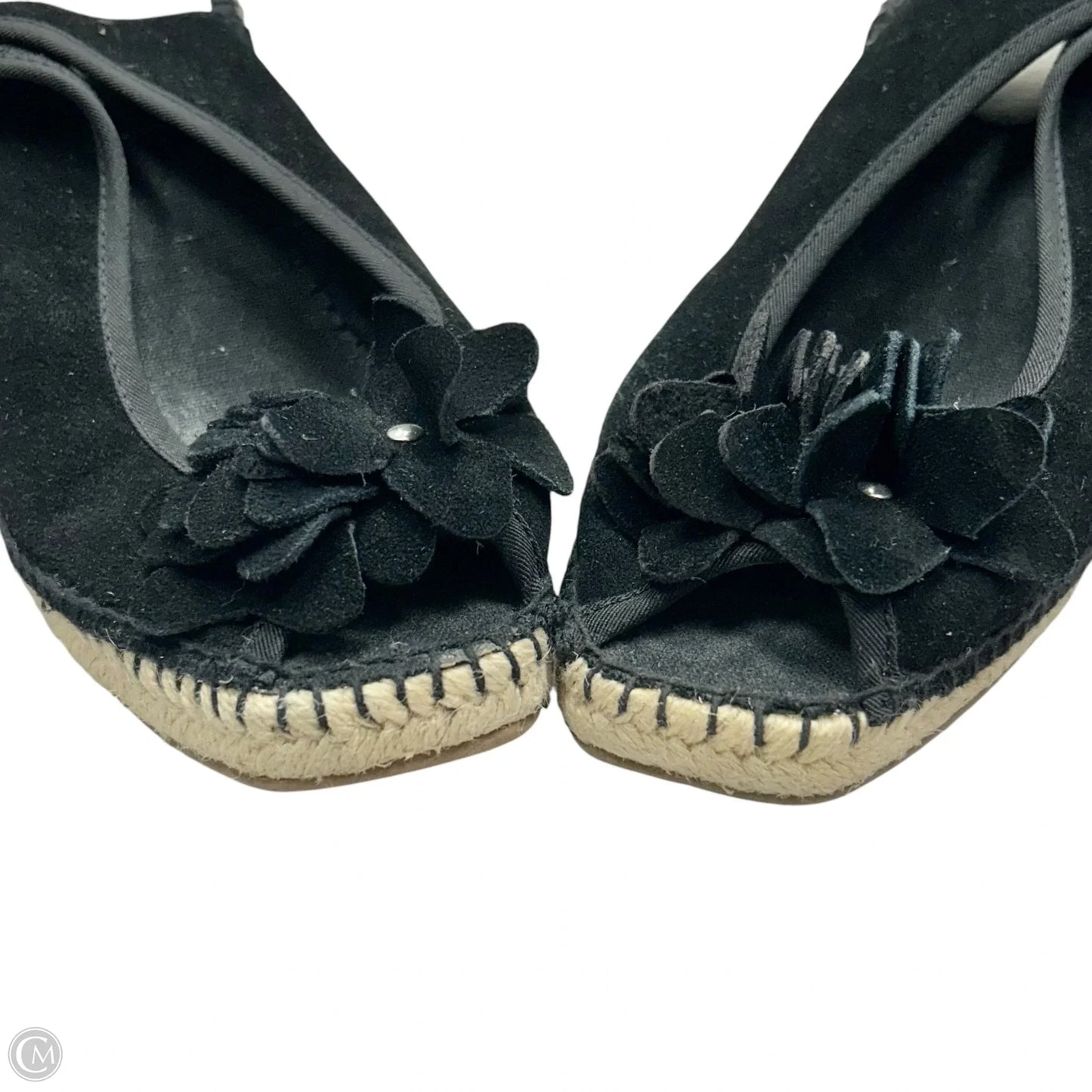 Sandals Heels Wedge By Bandolino In Black, Size: 9