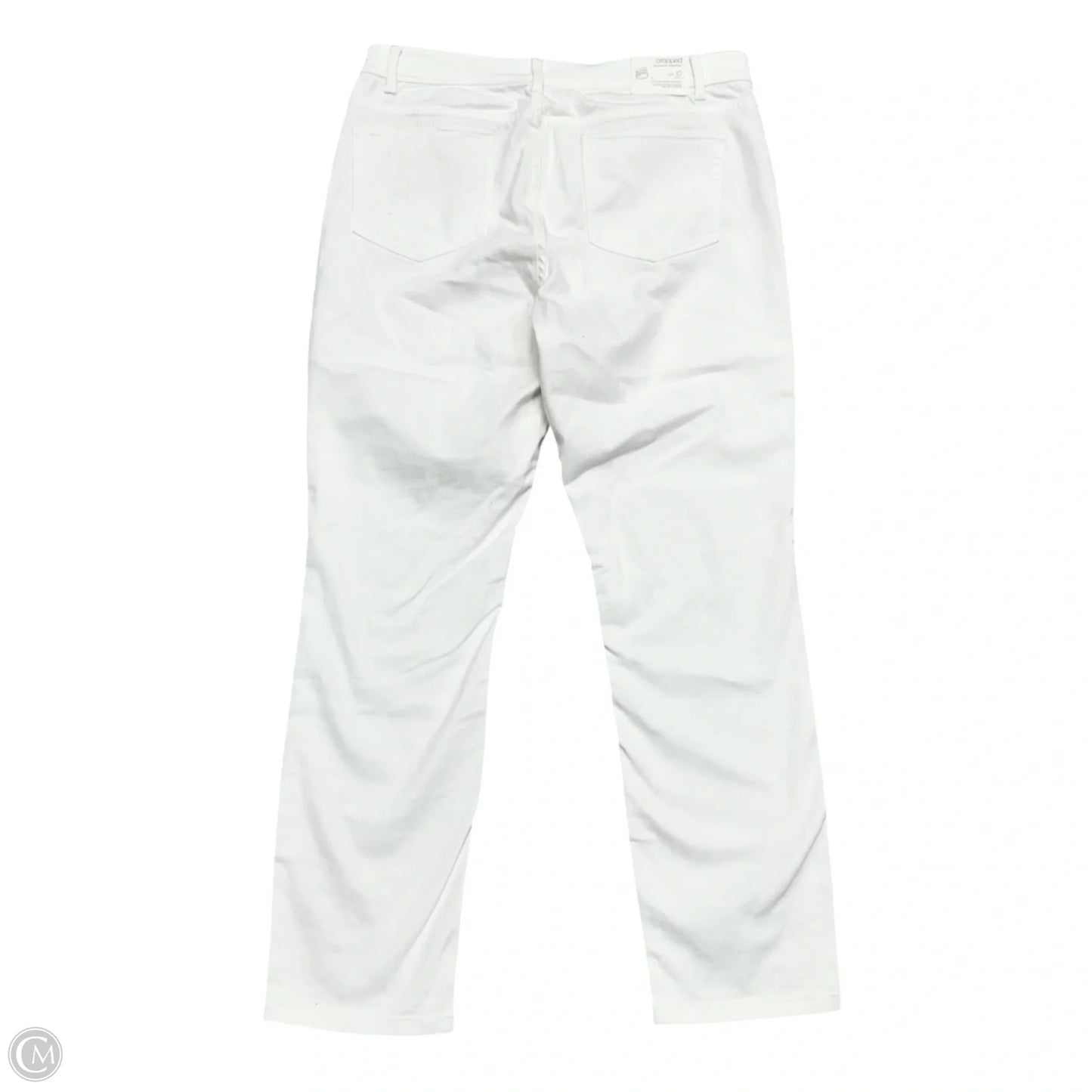 Jeans Cropped By J. Jill In White Denim, Size: 10t