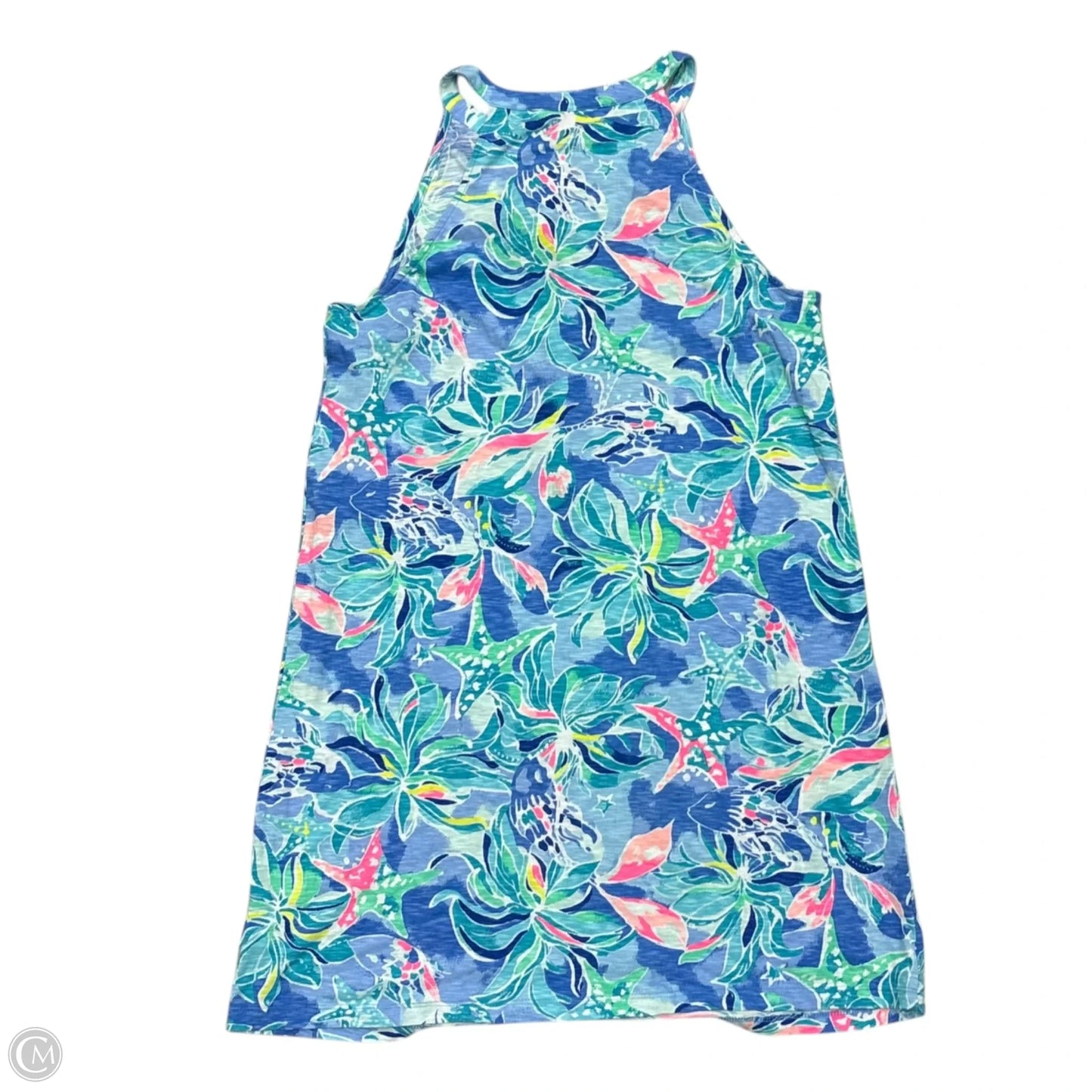 Dress Designer By Lilly Pulitzer In Blue & Pink, Size: M