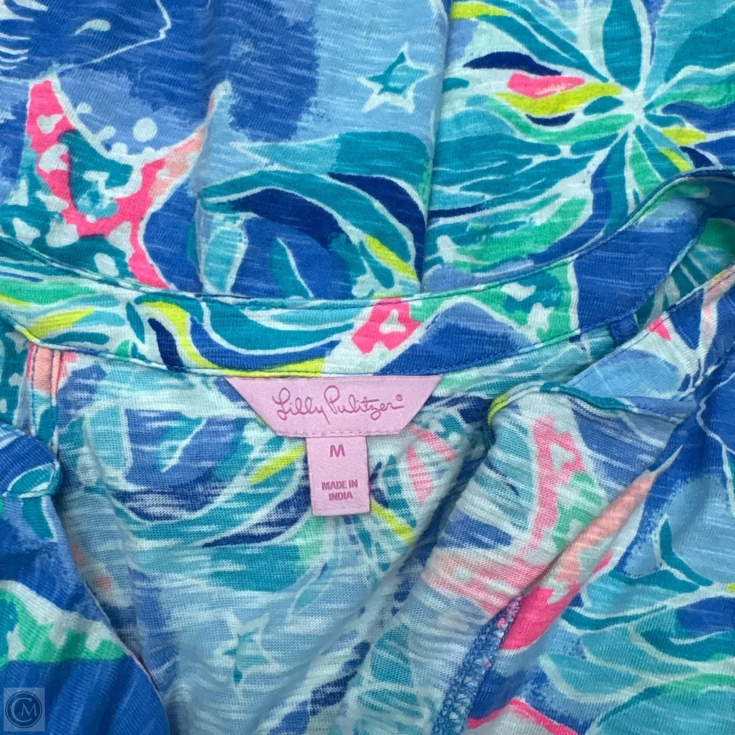 Dress Designer By Lilly Pulitzer In Blue & Pink, Size: M