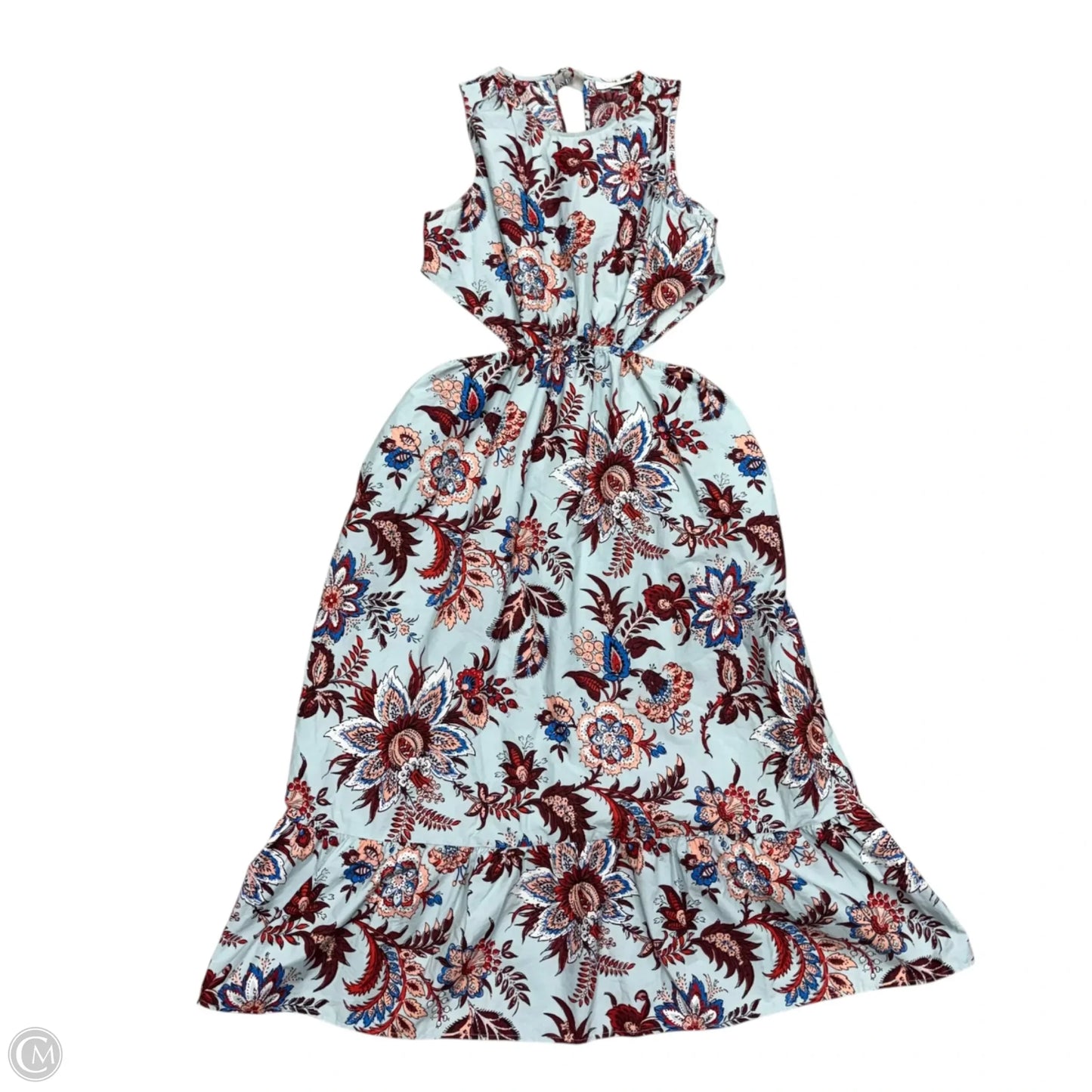 Dress Casual Maxi By Target-designer In Blue & Red, Size: L