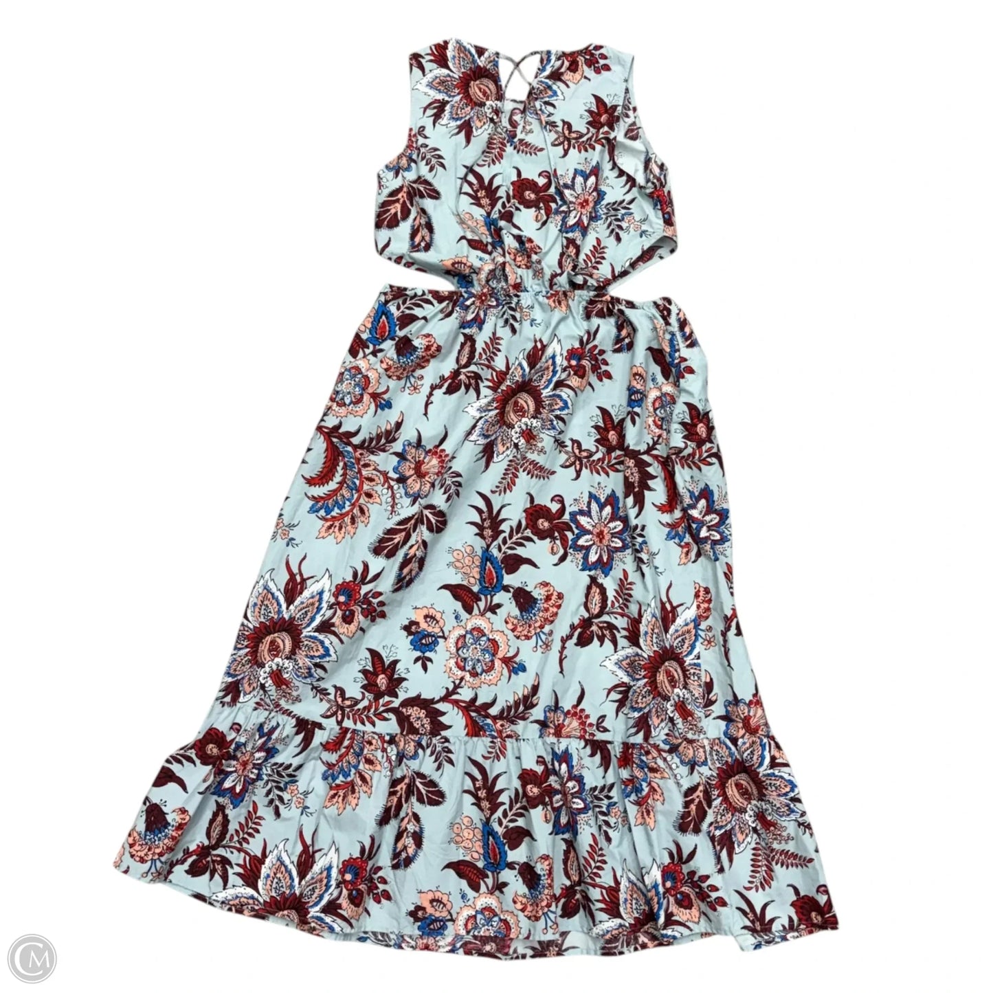 Dress Casual Maxi By Target-designer In Blue & Red, Size: L