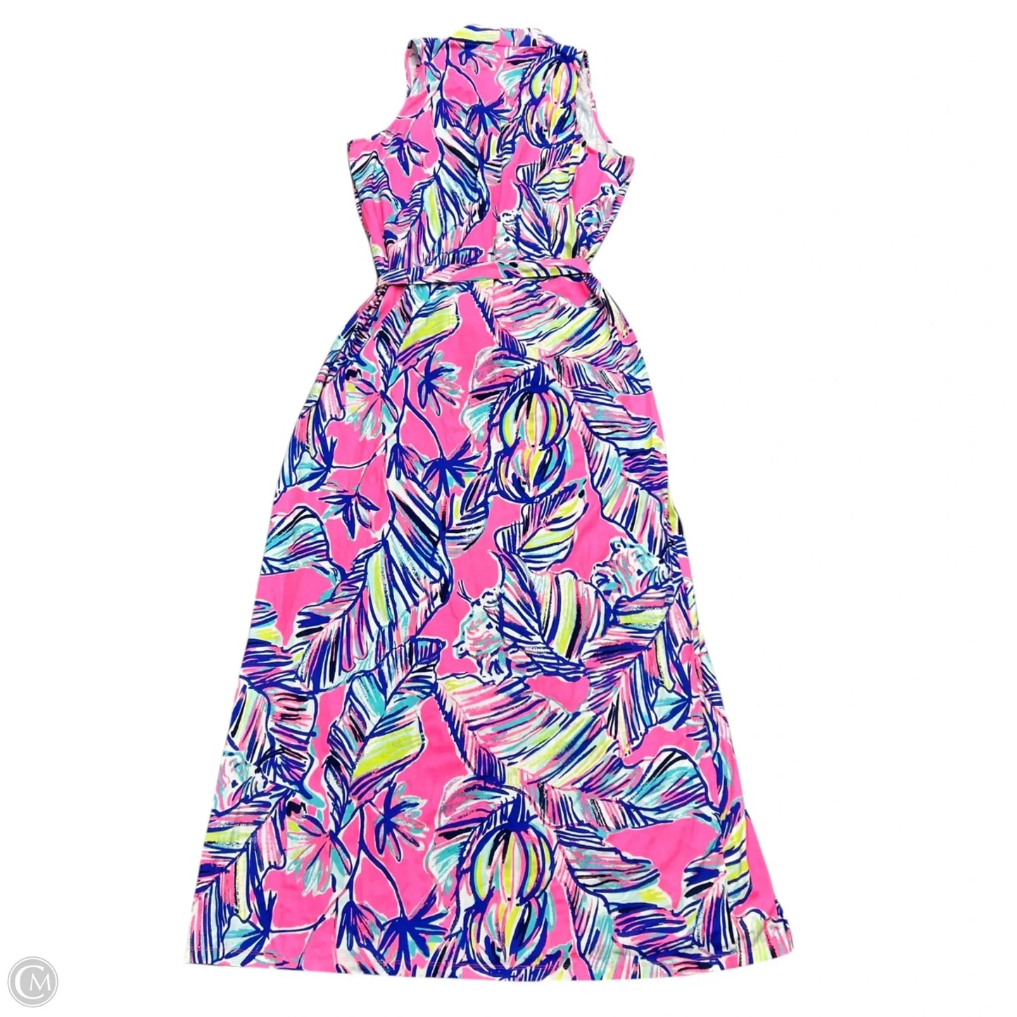 Dress Designer By Lilly Pulitzer In Blue & Pink, Size: Xl