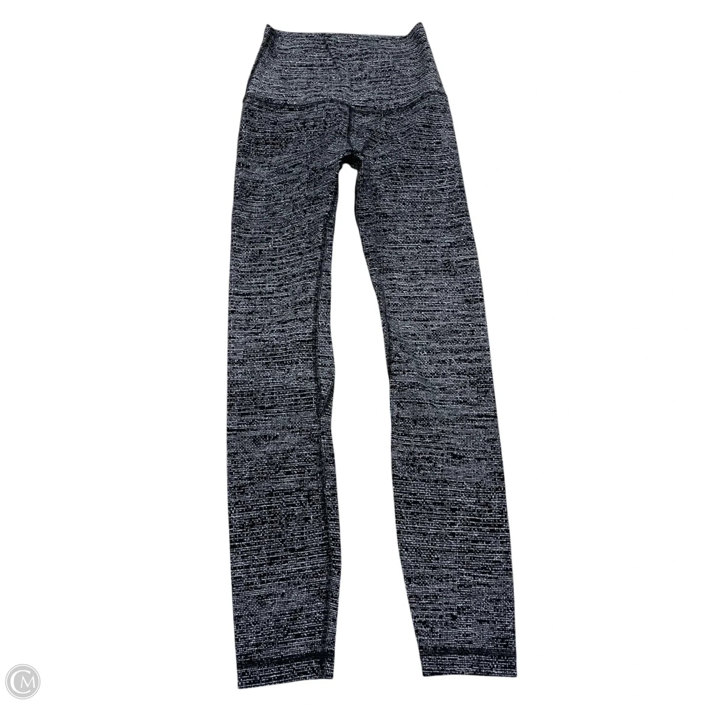 Athletic Leggings By Lululemon In Black & White, Size: Xs