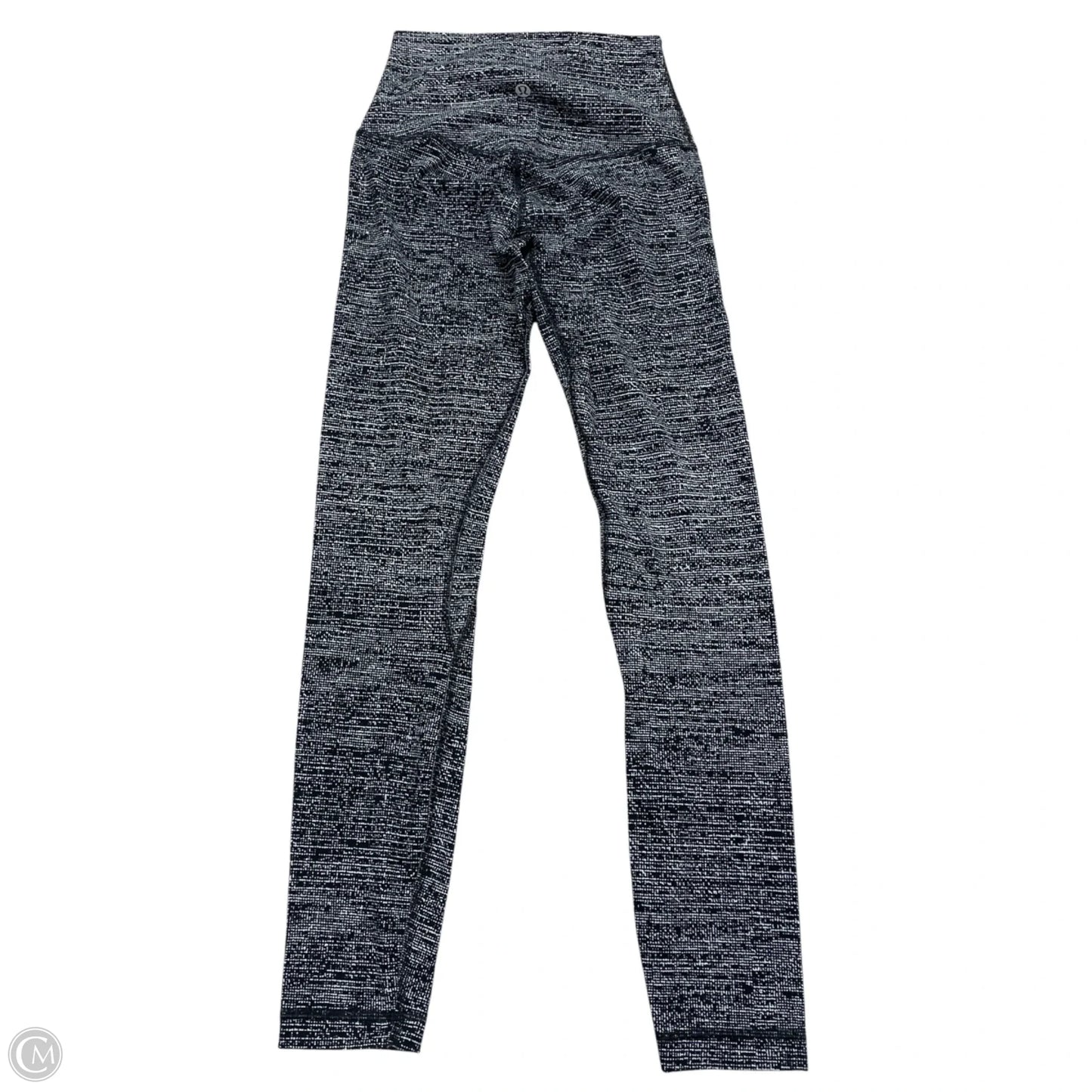 Athletic Leggings By Lululemon In Black & White, Size: Xs