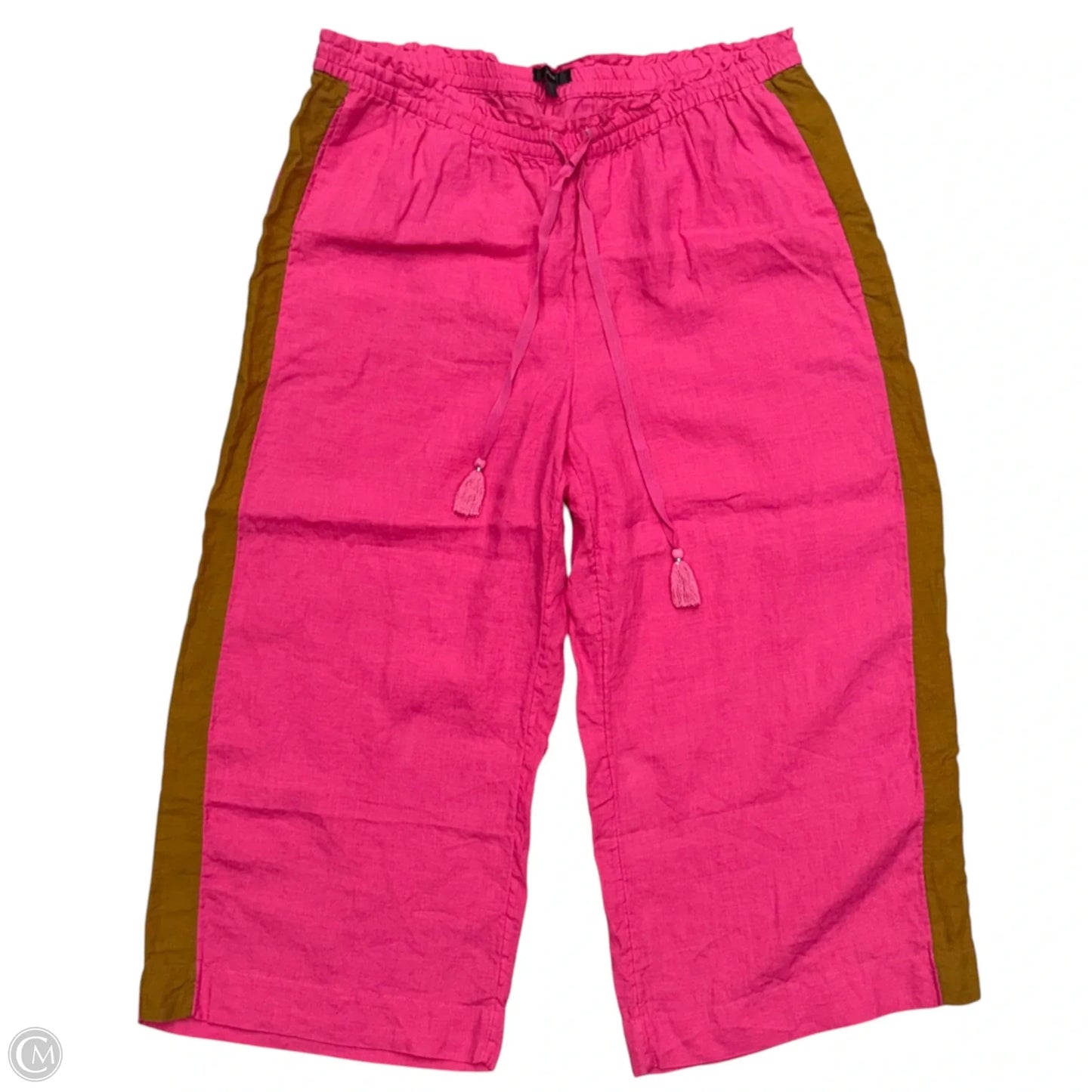 Pants Wide Leg By J. Crew In Pink & Tan, Size: Xxl