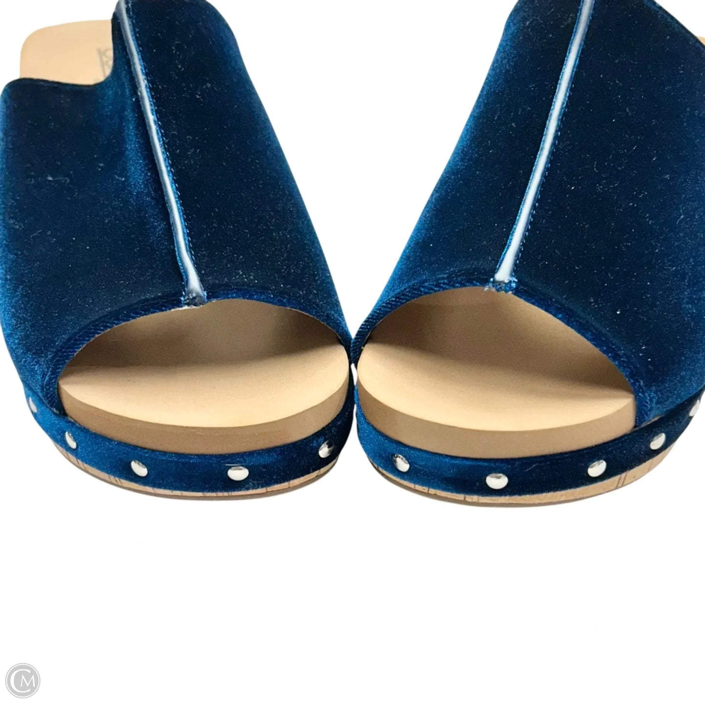 Sandals Heels Wedge By Corkys In Blue, Size: 11