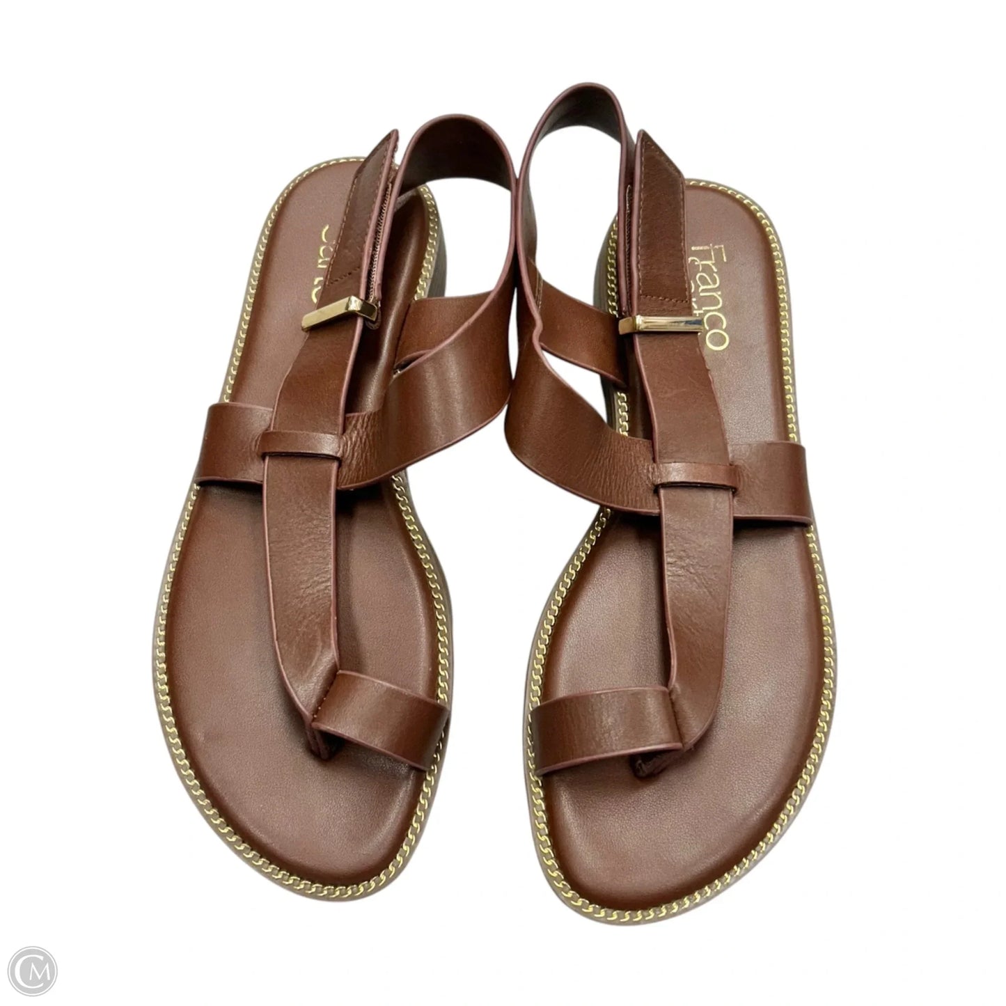 Sandals Flats By Franco Sarto In Brown, Size: 7.5