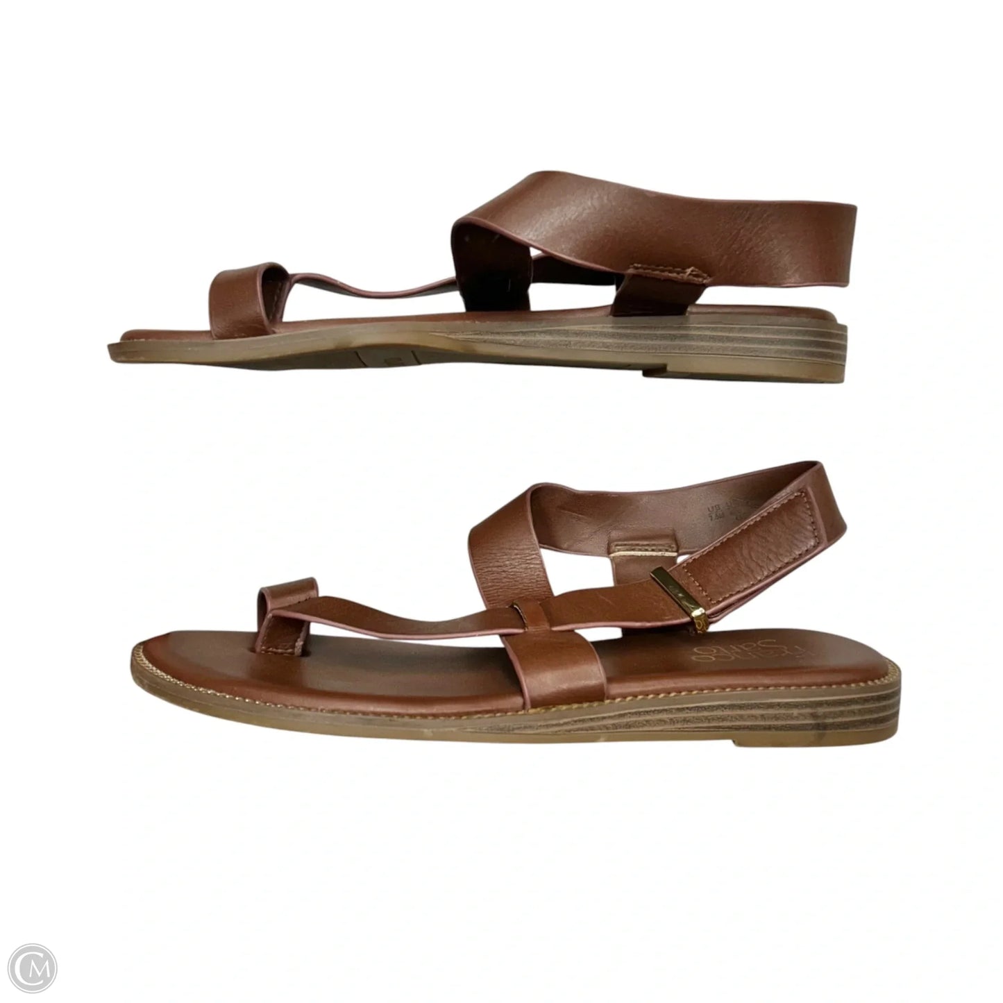 Sandals Flats By Franco Sarto In Brown, Size: 7.5