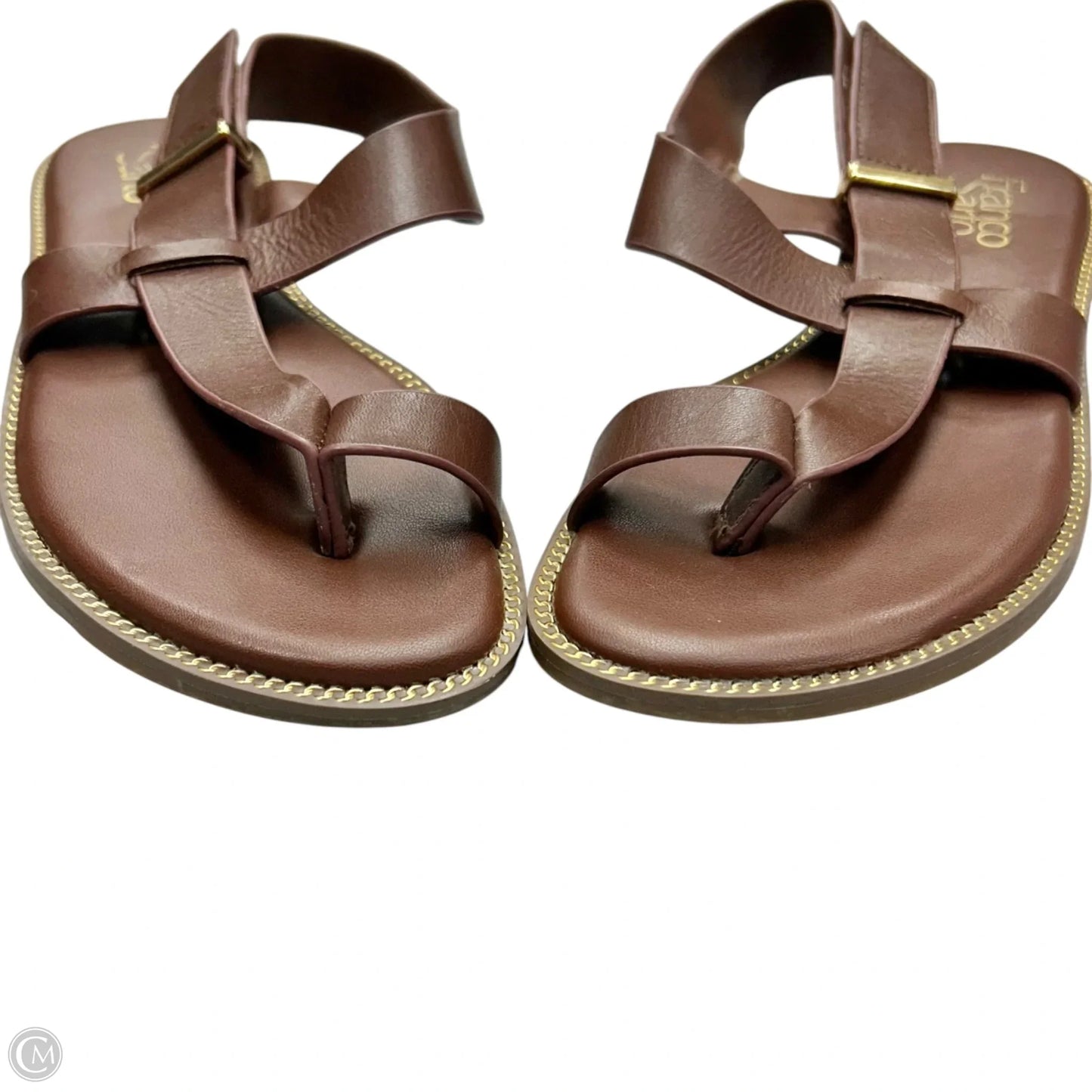 Sandals Flats By Franco Sarto In Brown, Size: 7.5