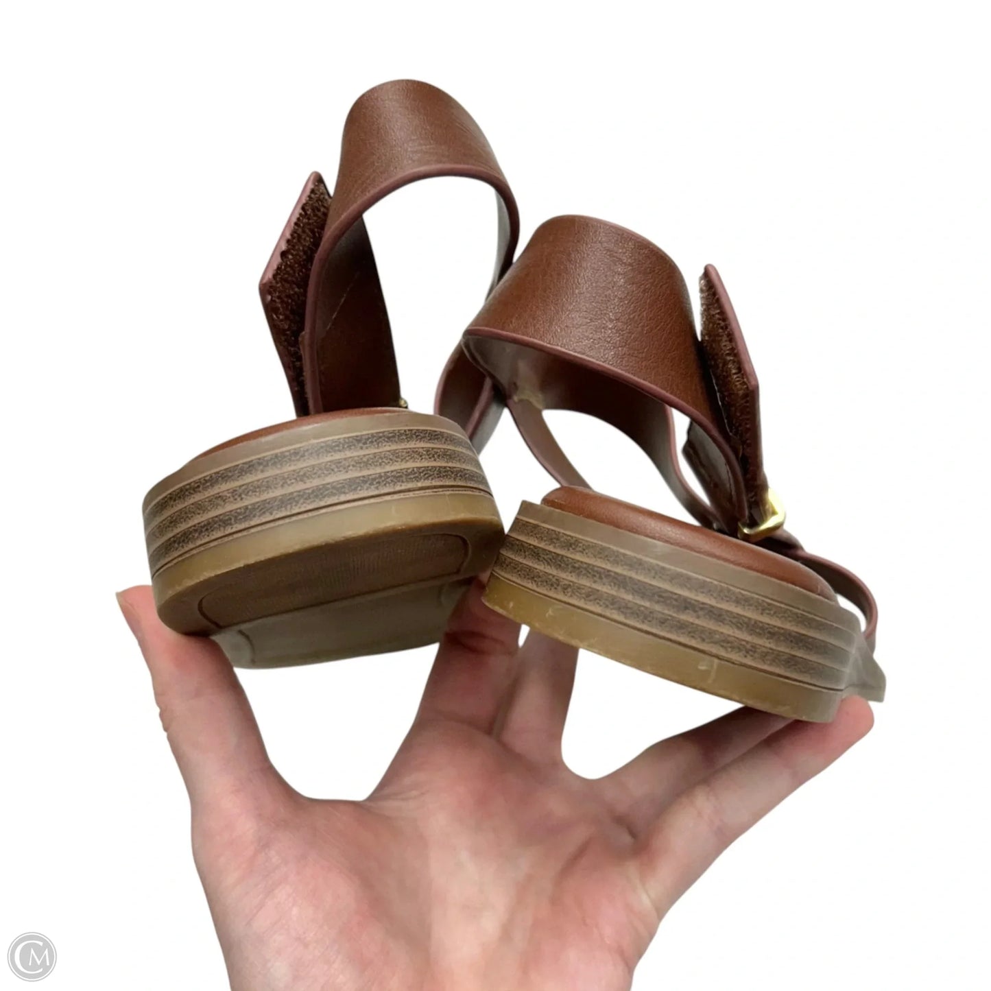 Sandals Flats By Franco Sarto In Brown, Size: 7.5