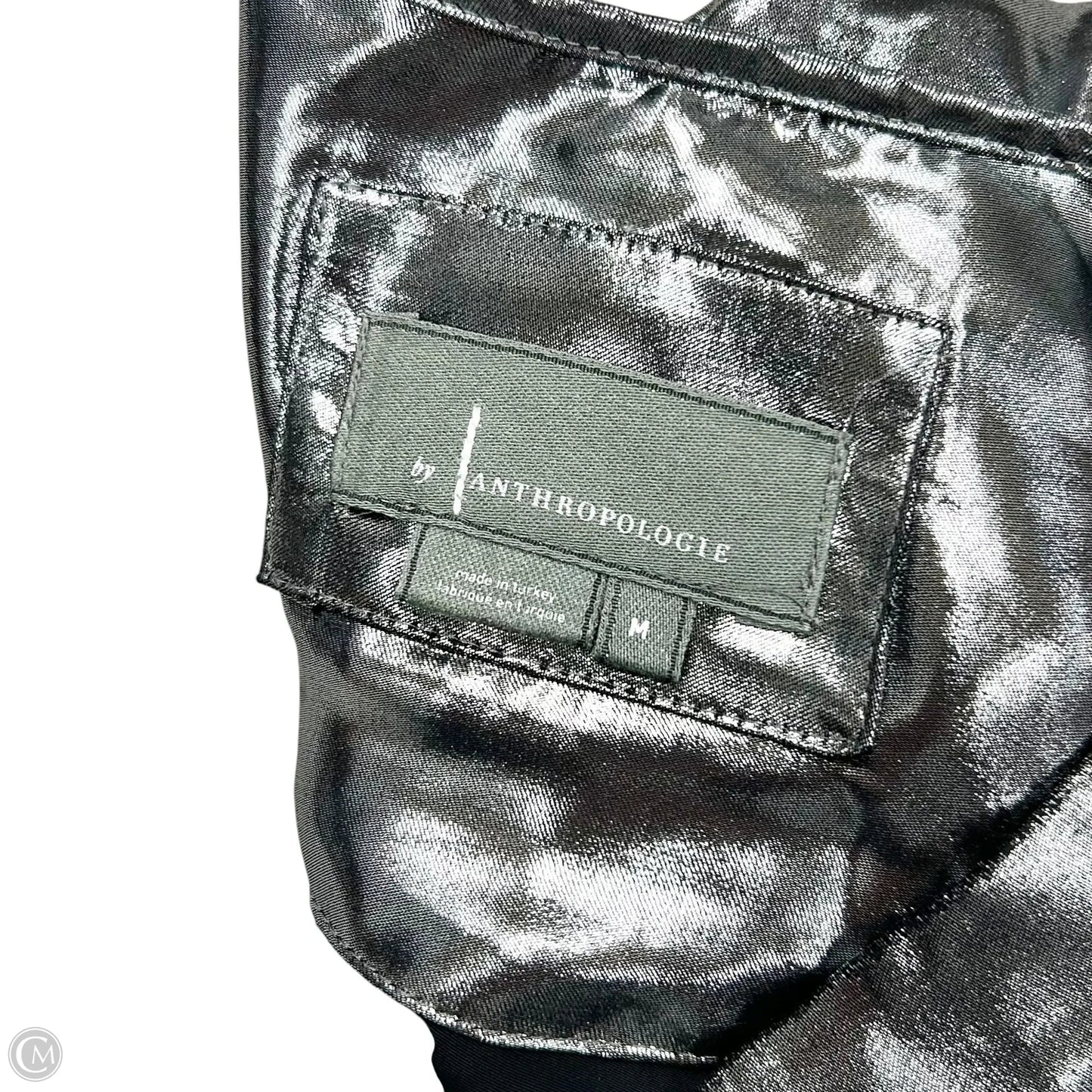 Dress Party Long By Anthropologie In Silver, Size: M