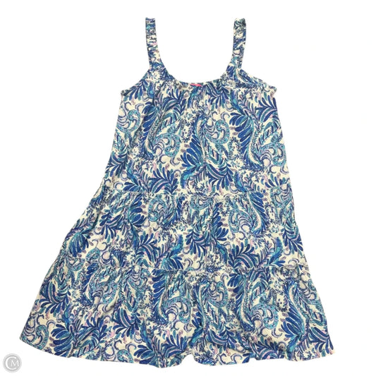 Dress Designer By Lilly Pulitzer In Blue & White, Size: Xs