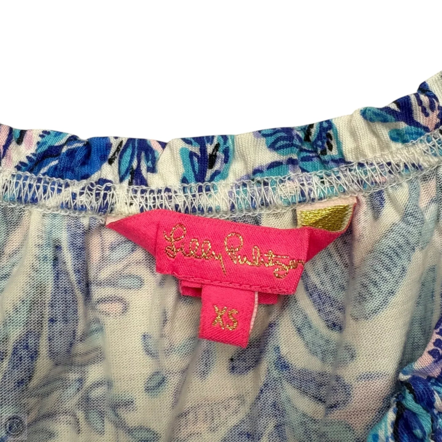 Dress Designer By Lilly Pulitzer In Blue & White, Size: Xs