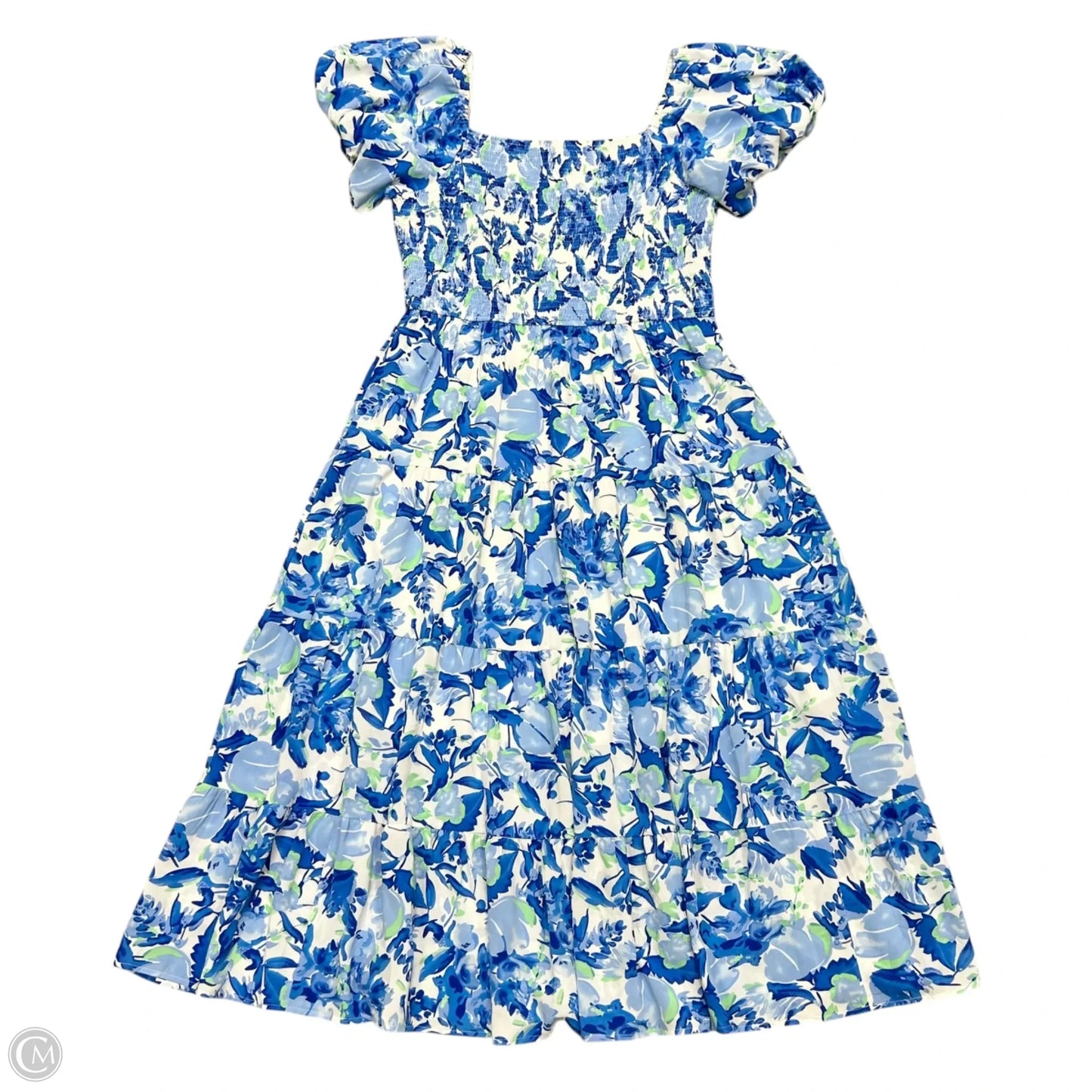 Dress Casual Maxi By Prettygarden In Blue & White, Size: Xl