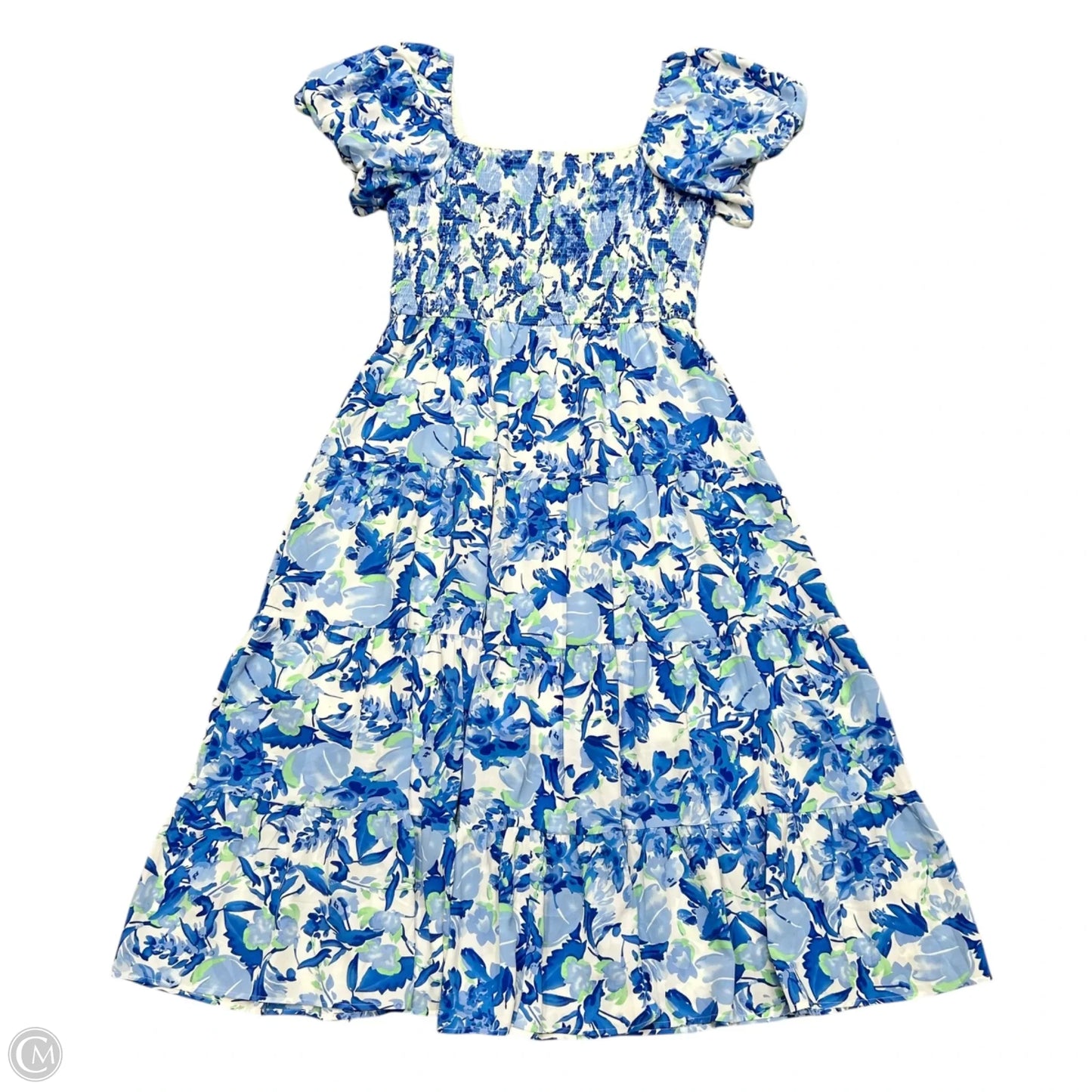 Dress Casual Maxi By Prettygarden In Blue & White, Size: Xl