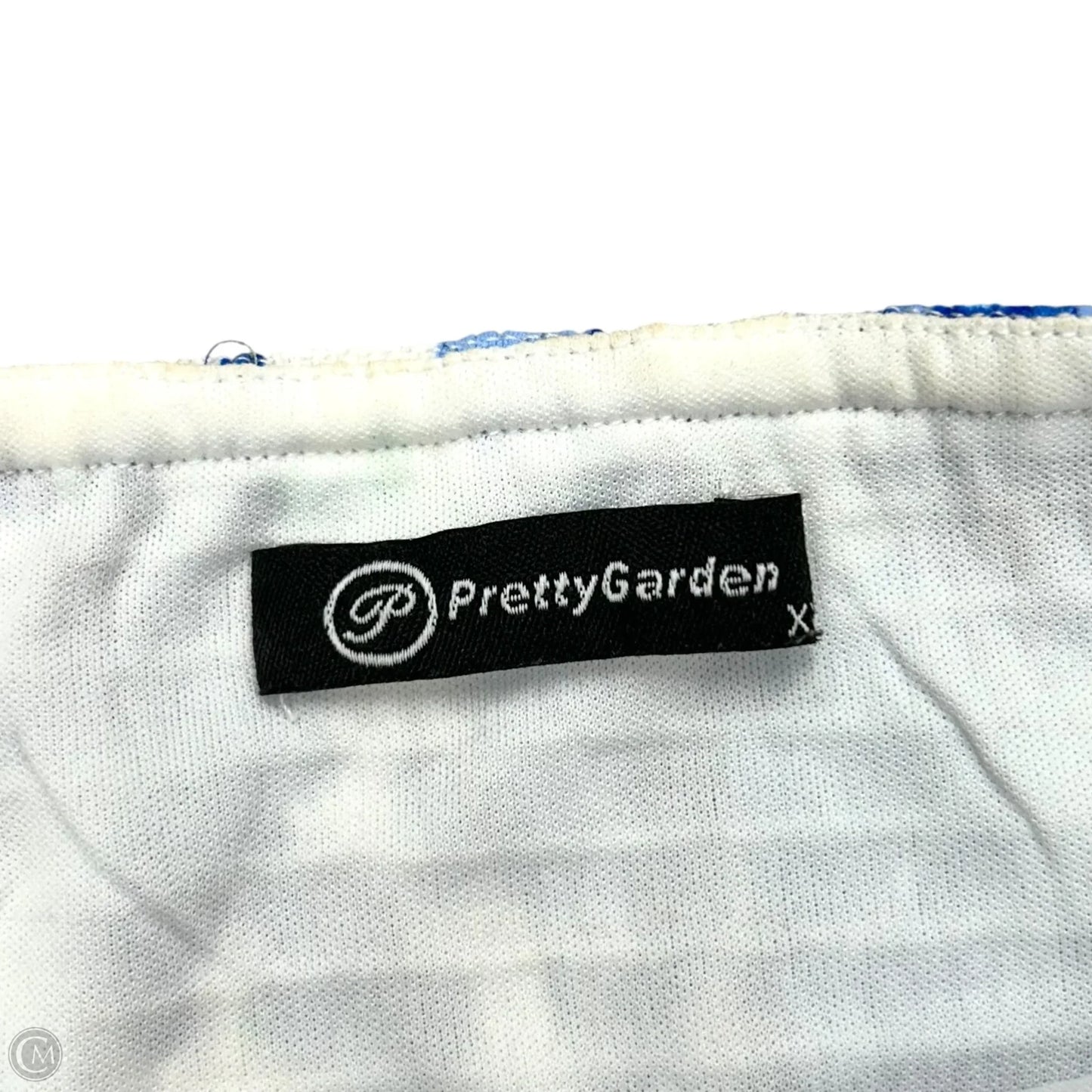 Dress Casual Maxi By Prettygarden In Blue & White, Size: Xl