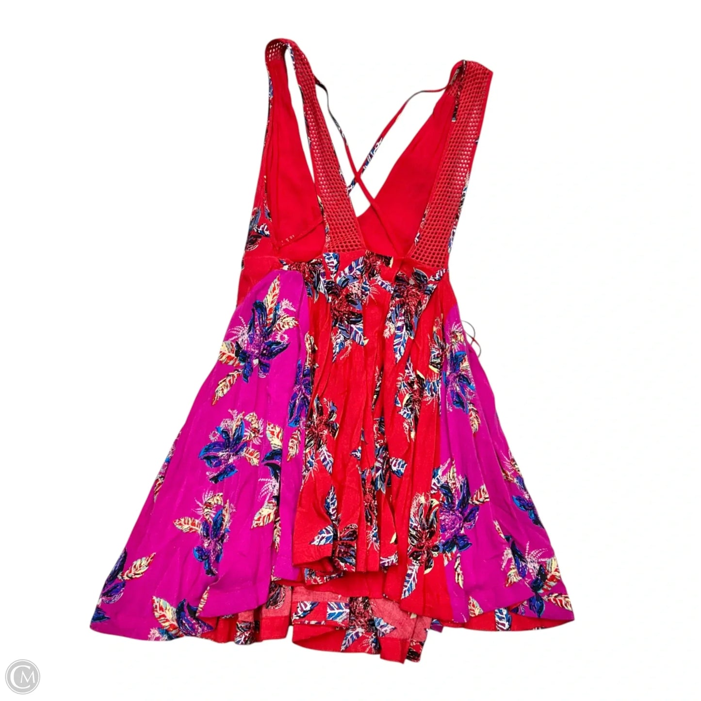 Dress Casual Short By Free People In Pink & Red, Size: Xxsp