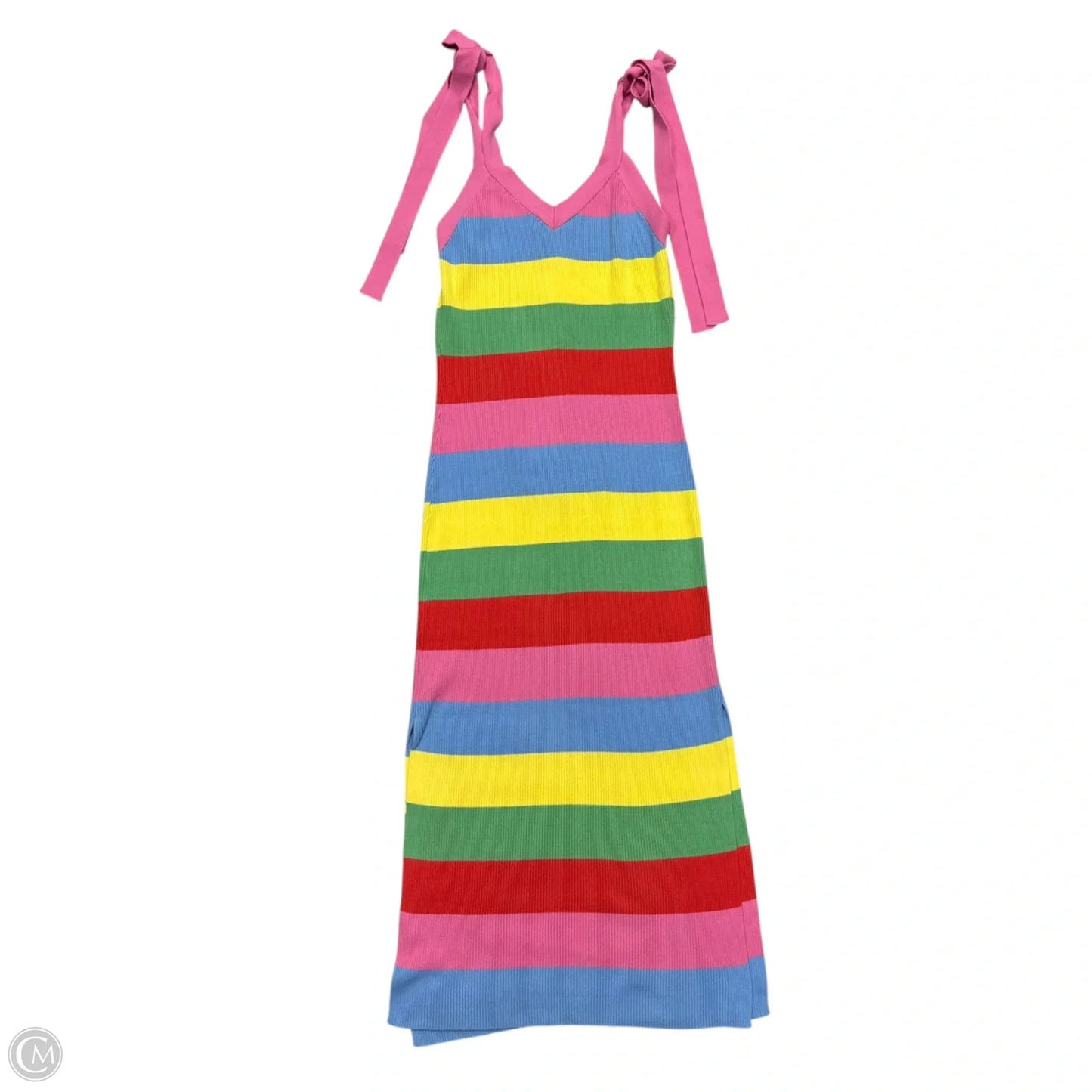 Dress Casual Maxi By English Factory In Rainbow Print, Size: L