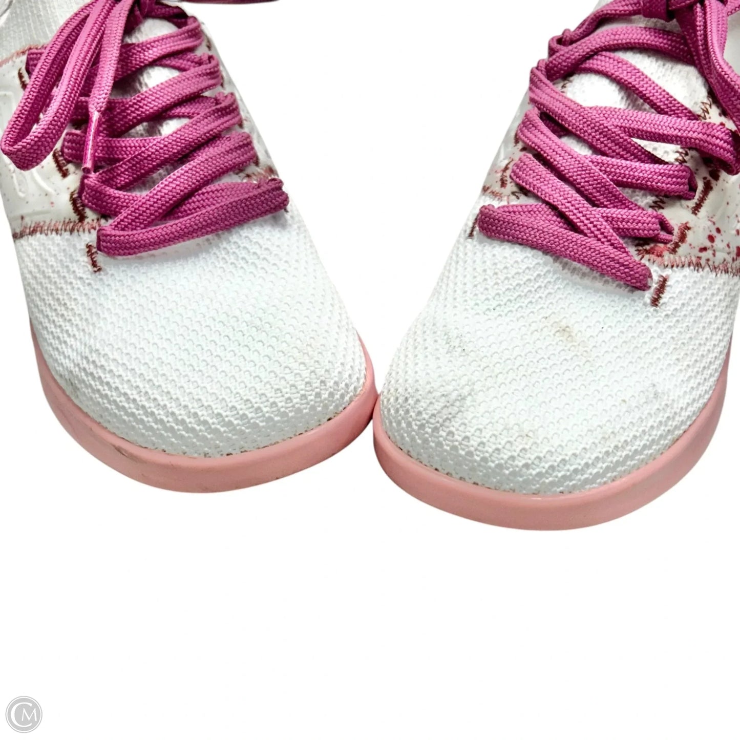 Shoes Athletic By Moshn By Klogs In Pink & White, Size: 7