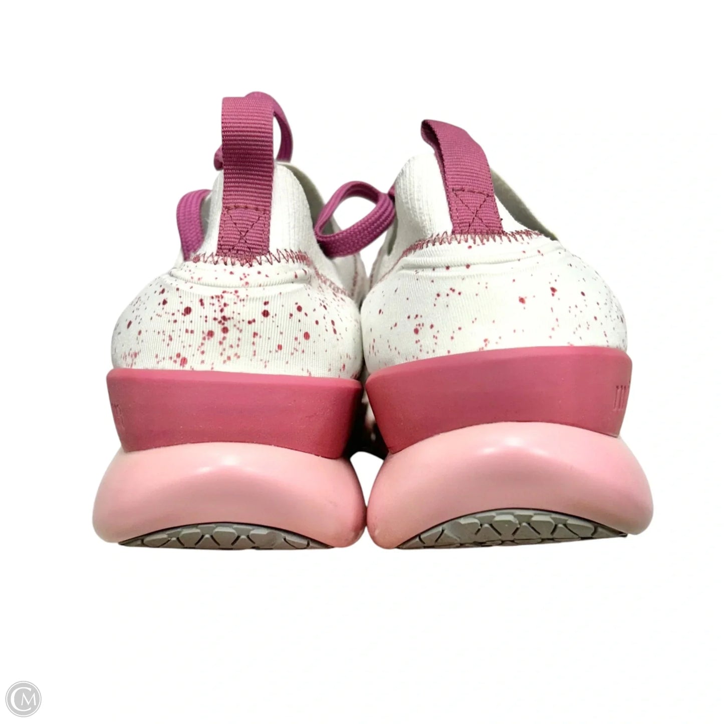 Shoes Athletic By Moshn By Klogs In Pink & White, Size: 7