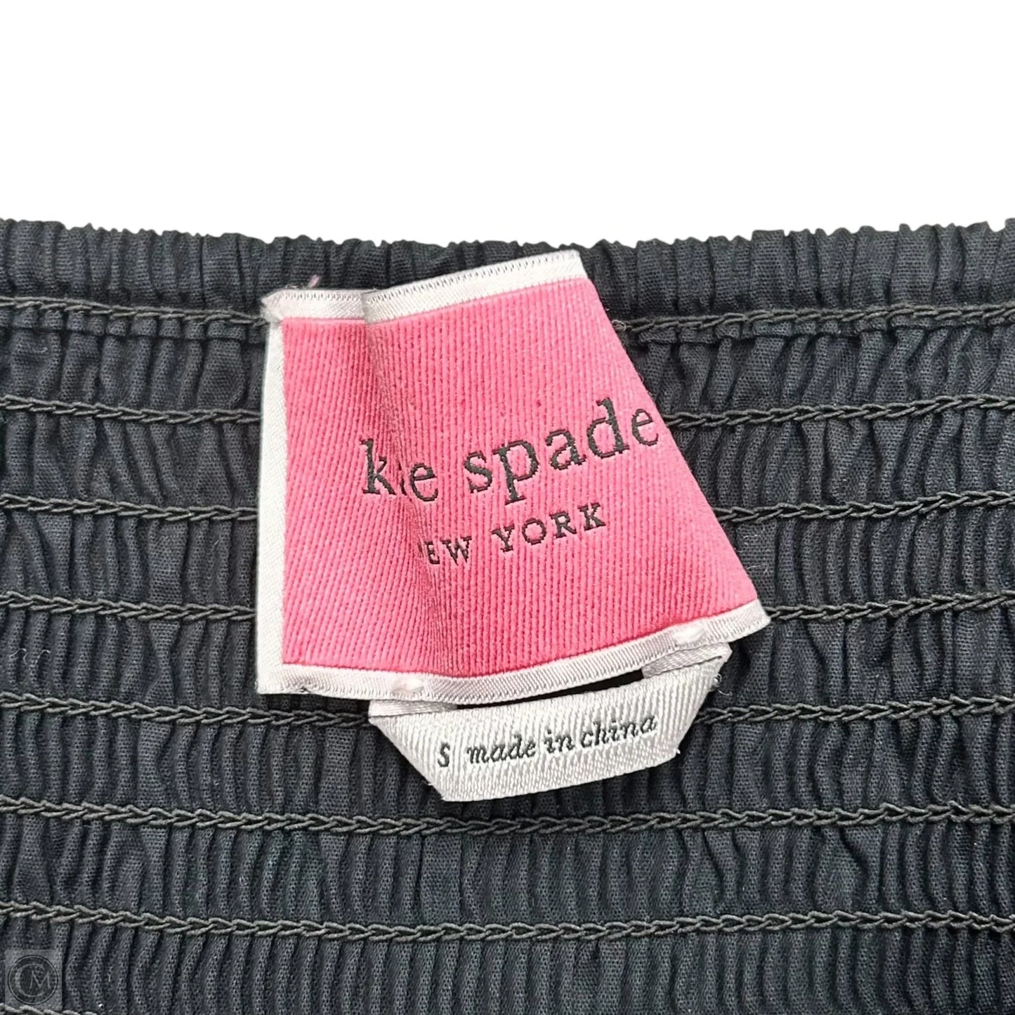 Dress Designer By Kate Spade In Black & Pink, Size: S