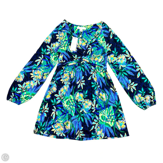 Dress Designer By Lilly Pulitzer In Blue & Green, Size: M