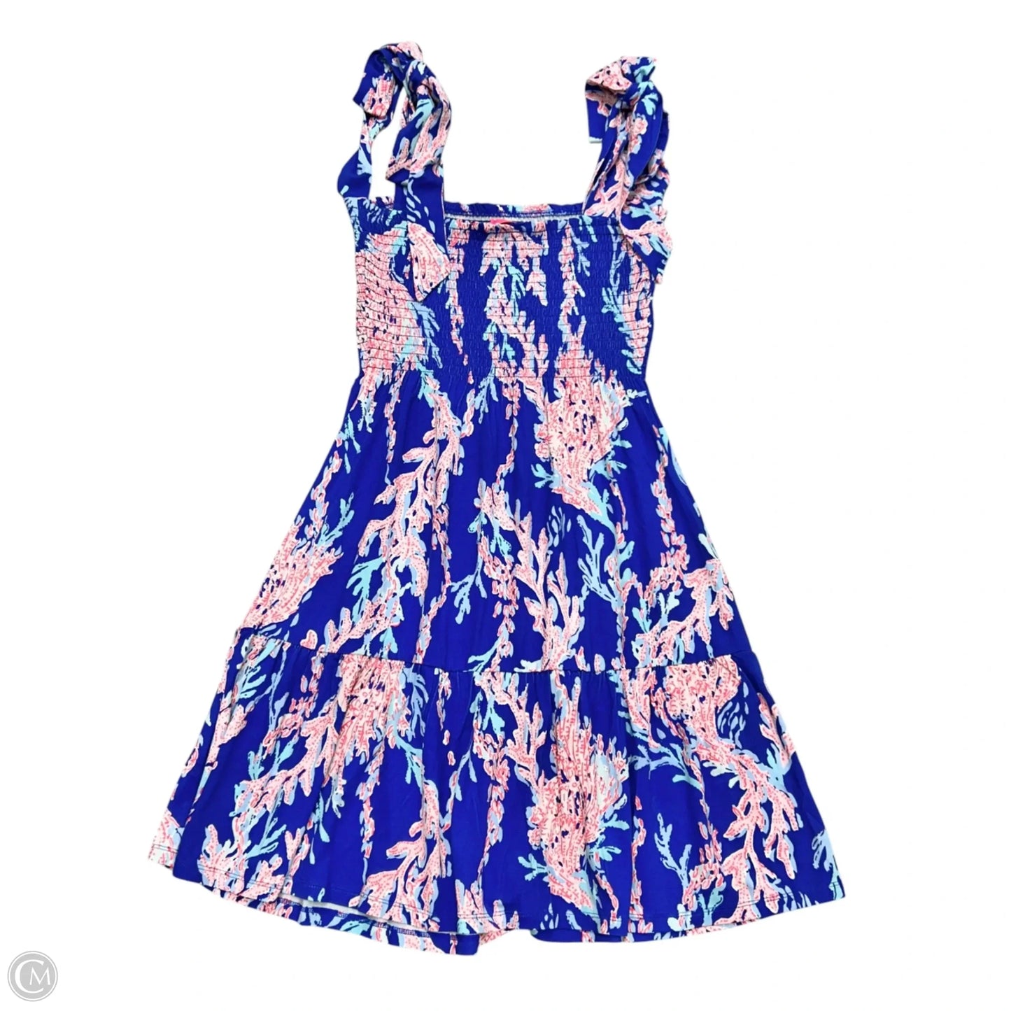 Dress Designer By Lilly Pulitzer In Blue & Red, Size: S