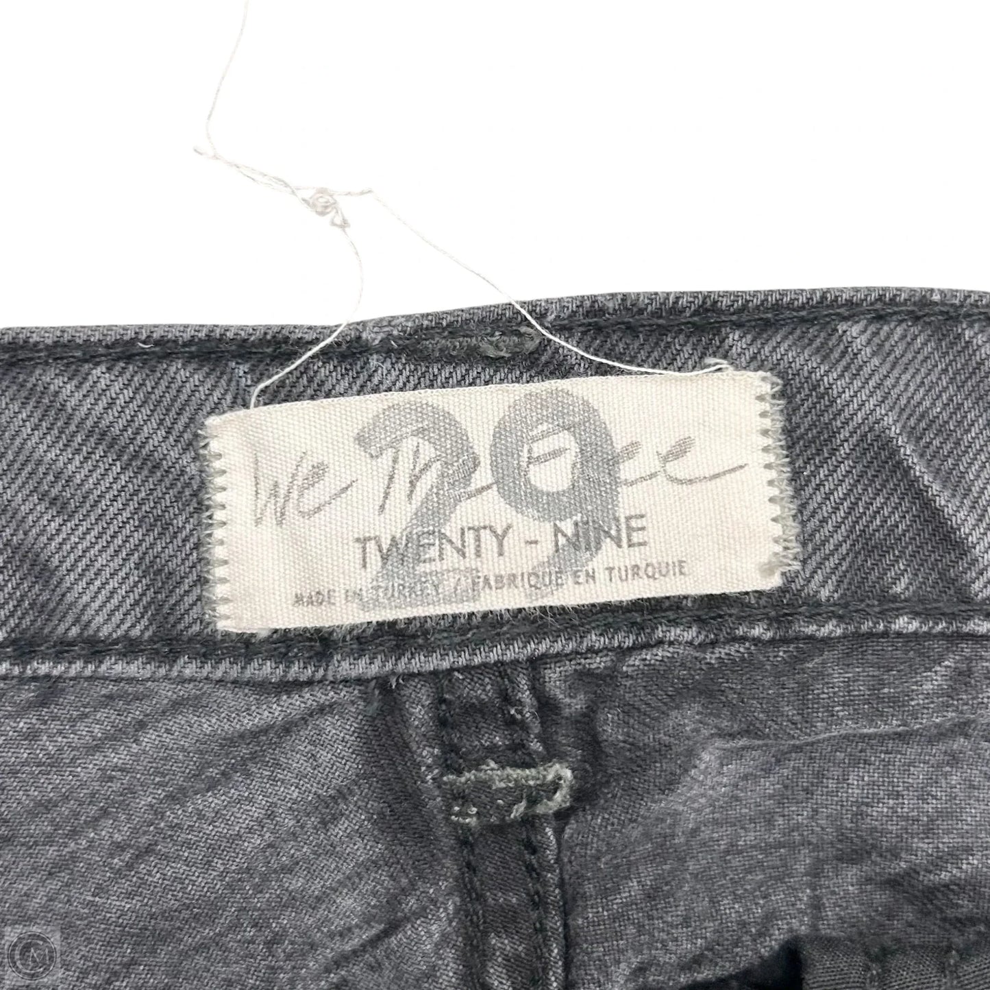 Jeans Wide Leg By We The Free In Black Denim, Size: 8