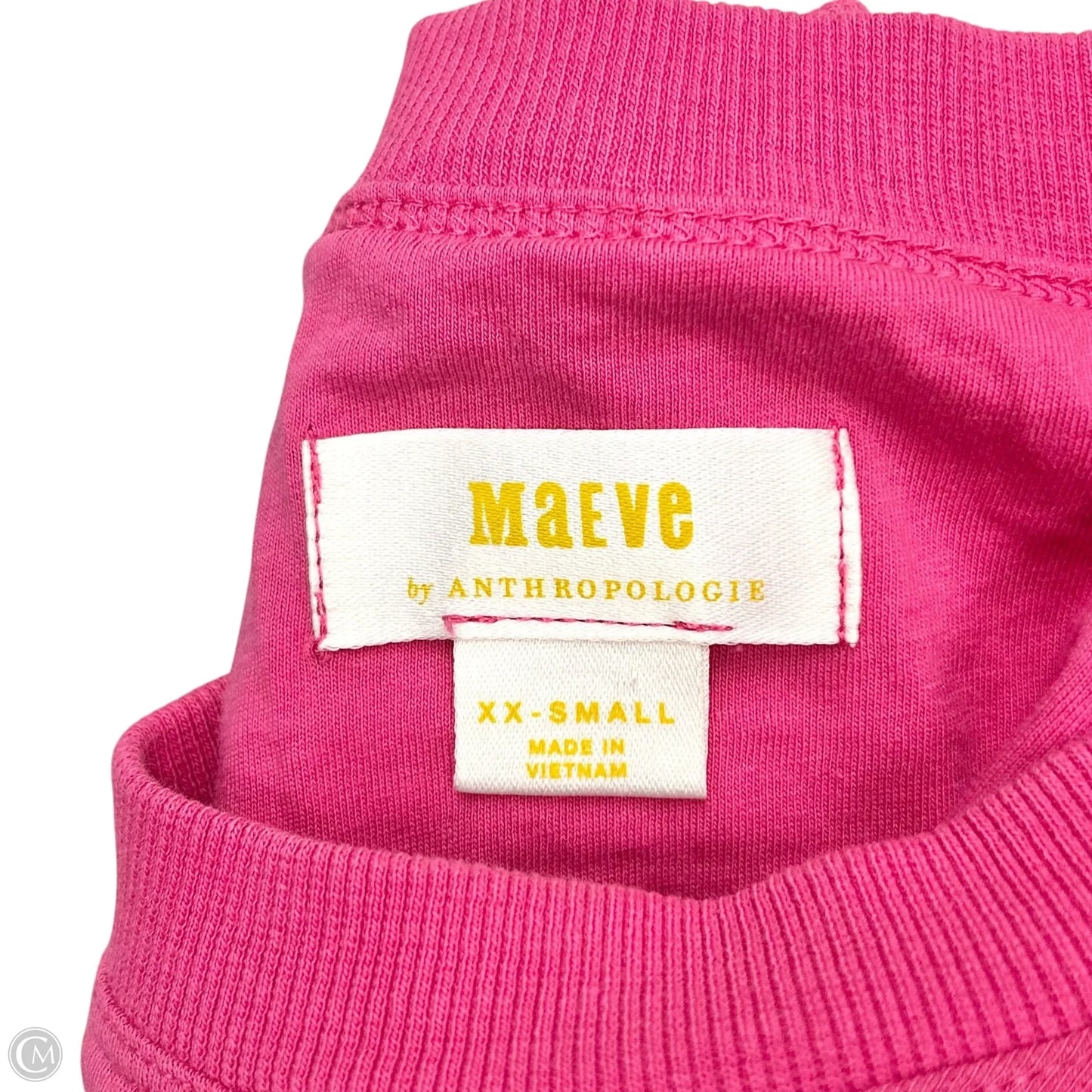 Top Long Sleeve By Maeve In Pink, Size: Xxs