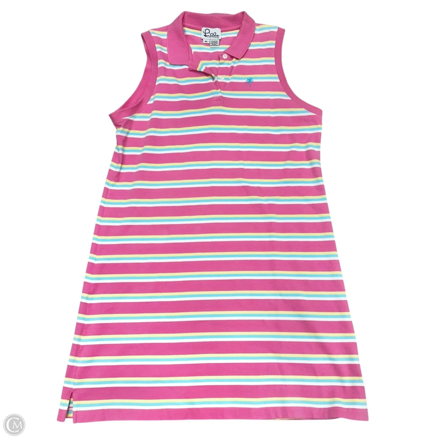 Dress Designer By Lilly Pulitzer In Striped Pattern, Size: Xl