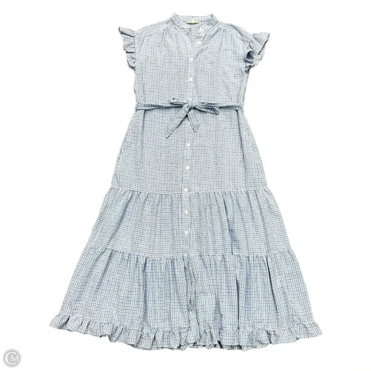 Dress Casual Maxi By Max Studio In Blue & White, Size: S