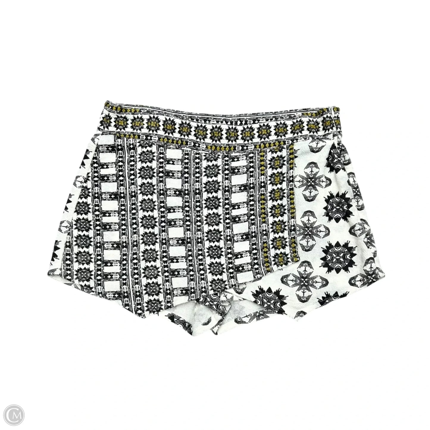 Skort By Free People In Black & Cream, Size: 6