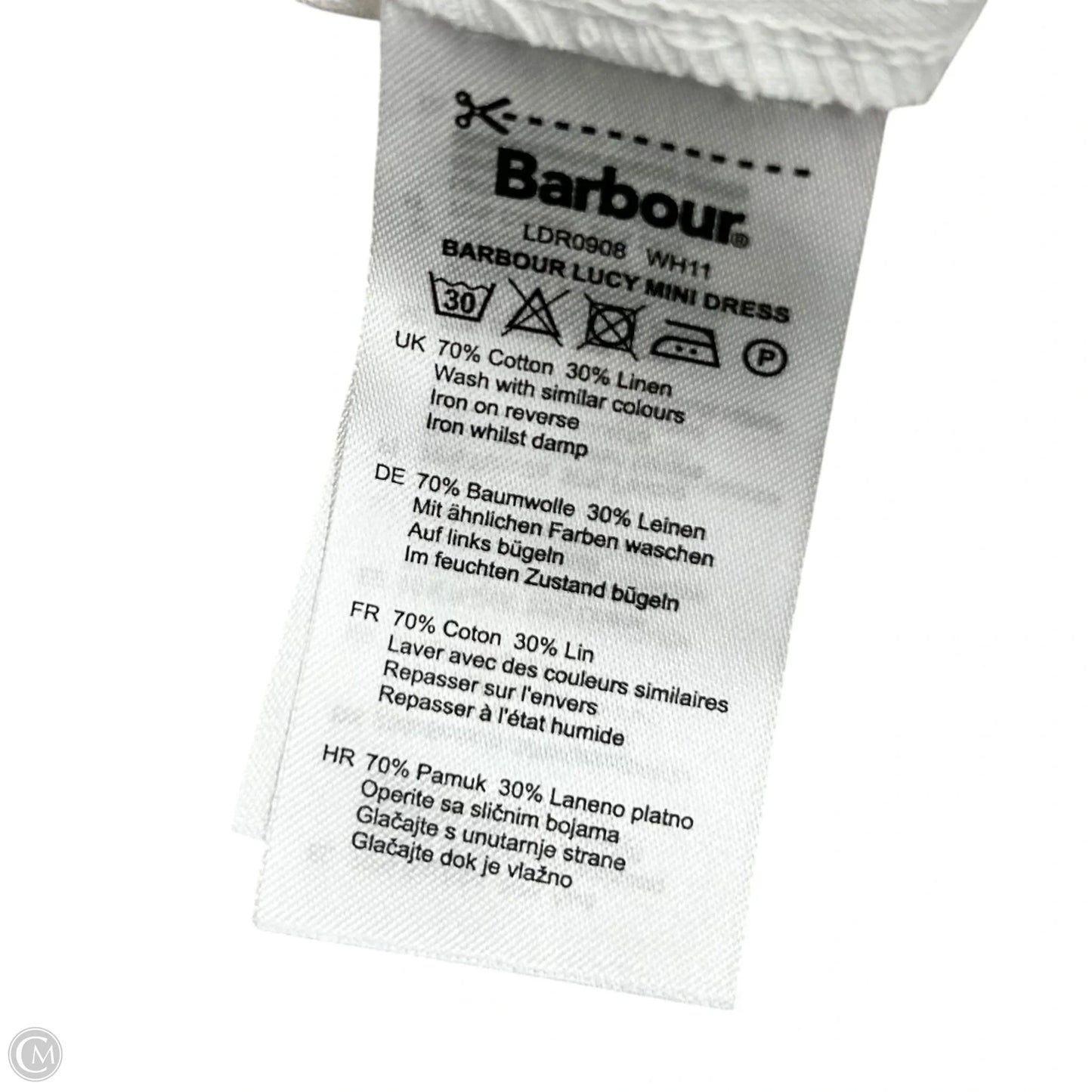 Dress Casual Short By Barbour In White, Size: M