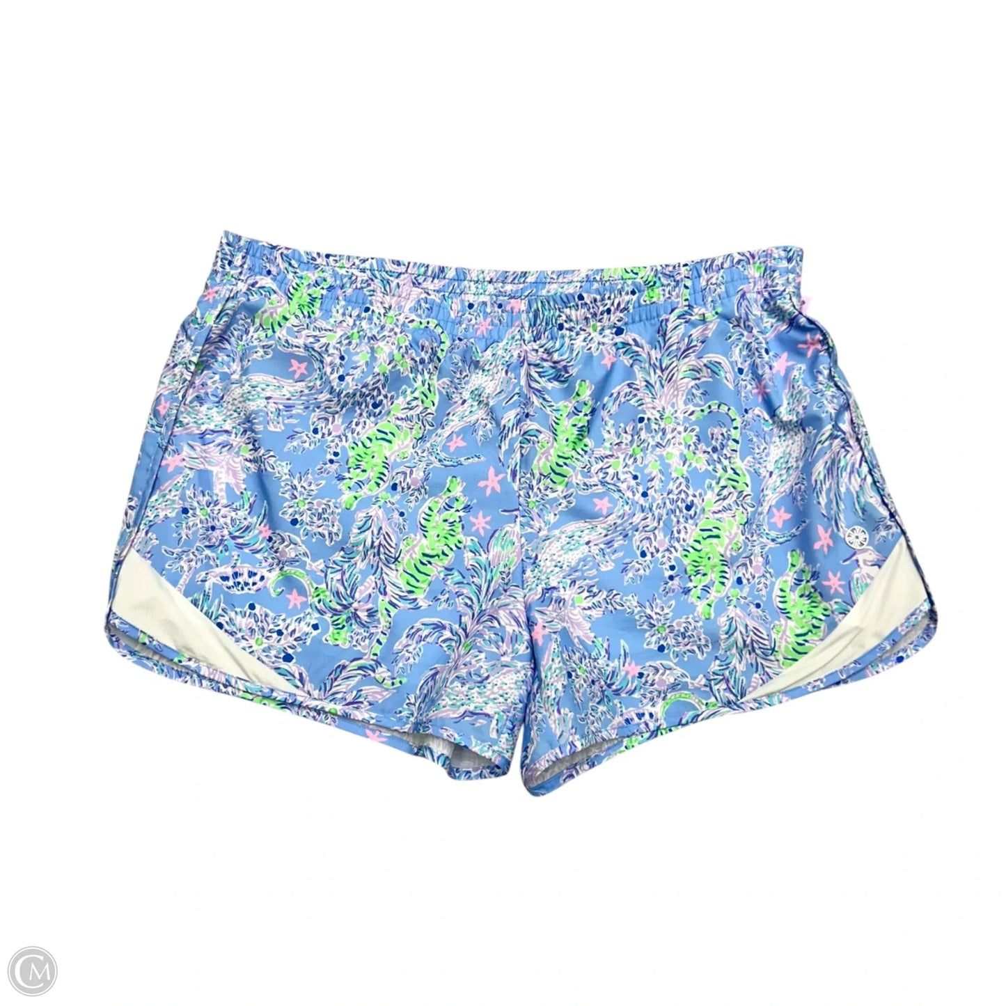 Shorts Designer By Lilly Pulitzer In Purple & White, Size: M
